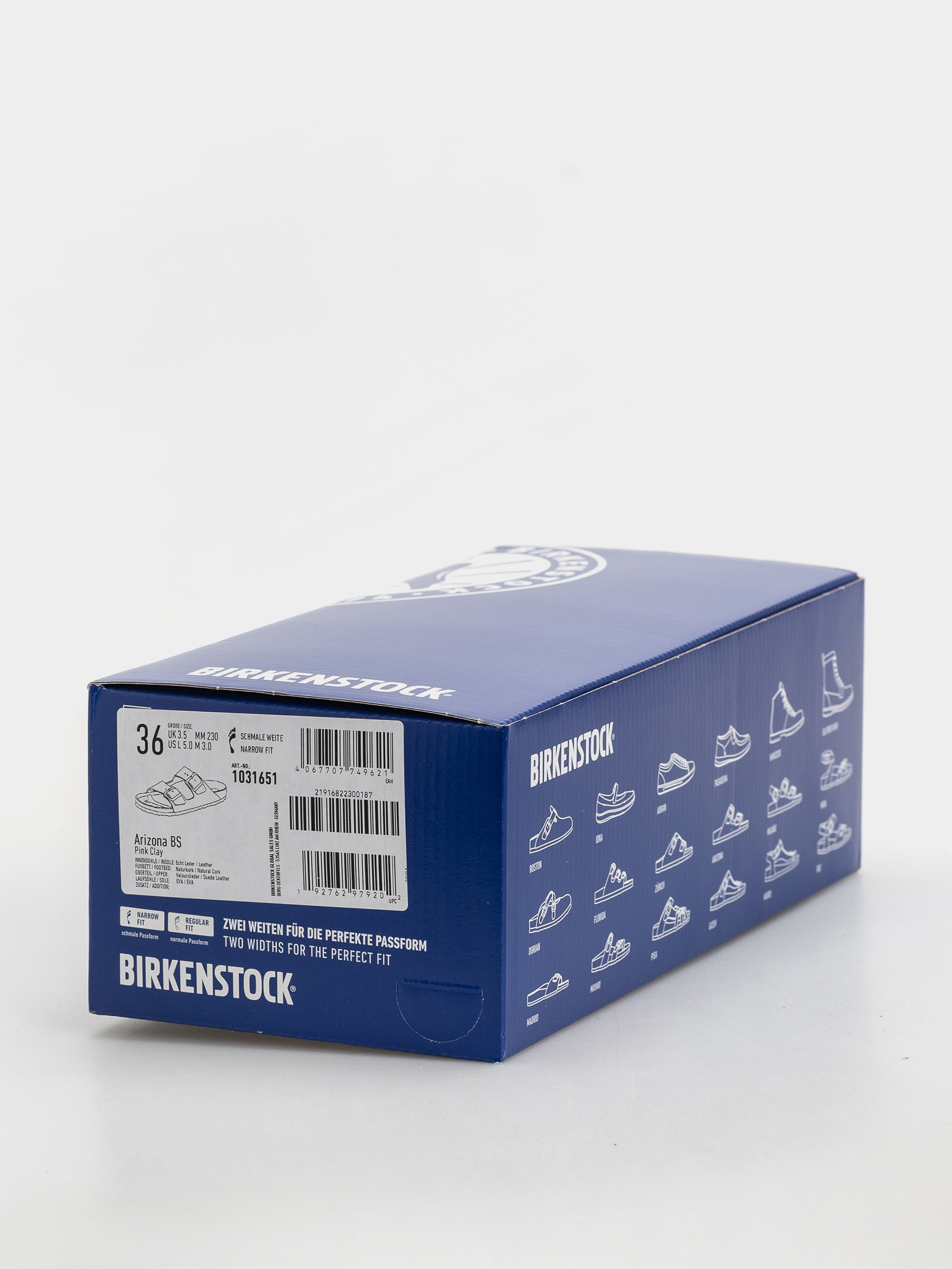 Plážovky Birkenstock Arizona Suede Leather Narrow (pink clay)