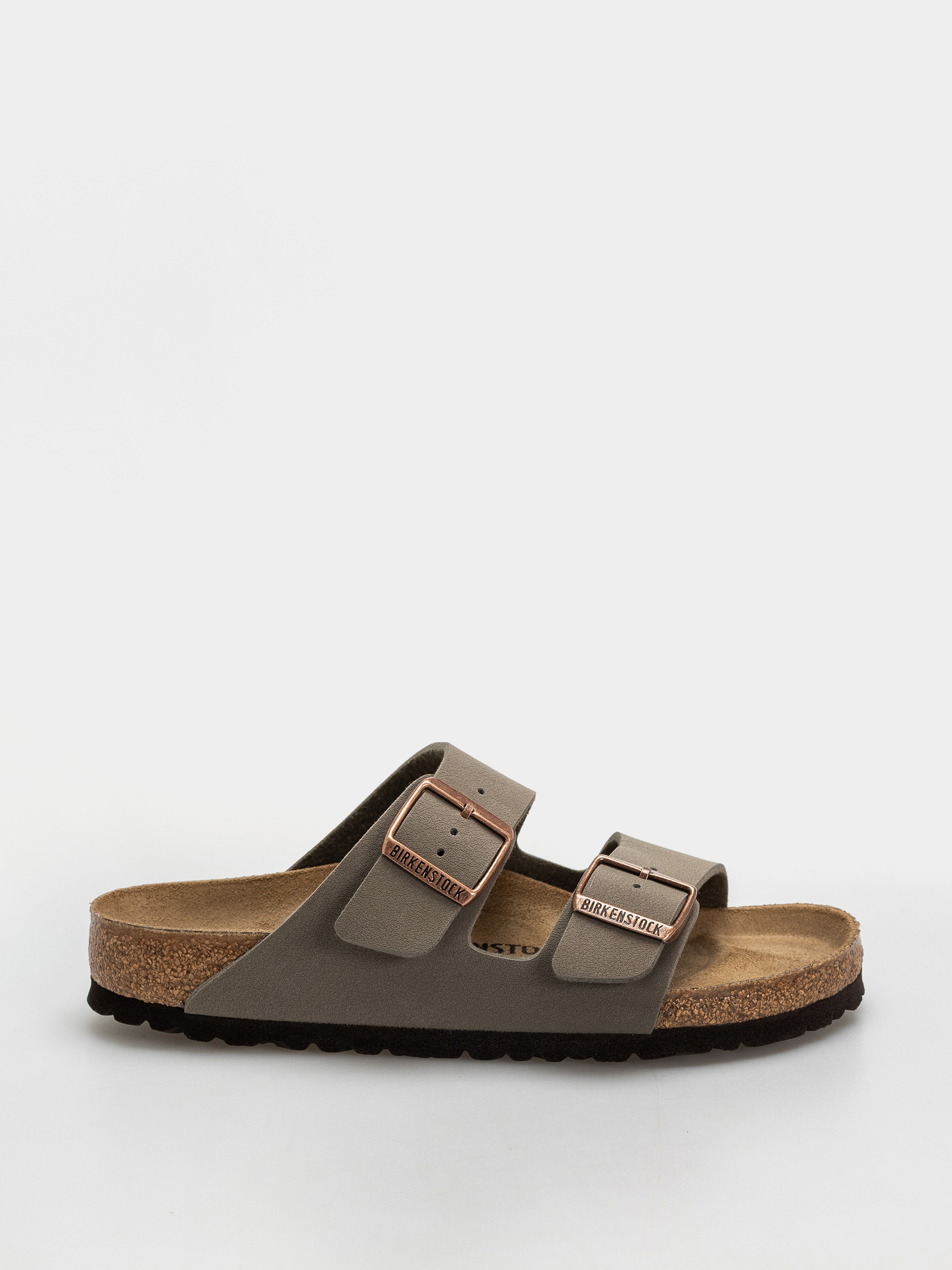 Plážovky Birkenstock Arizona Birkibuc Regular (stone)