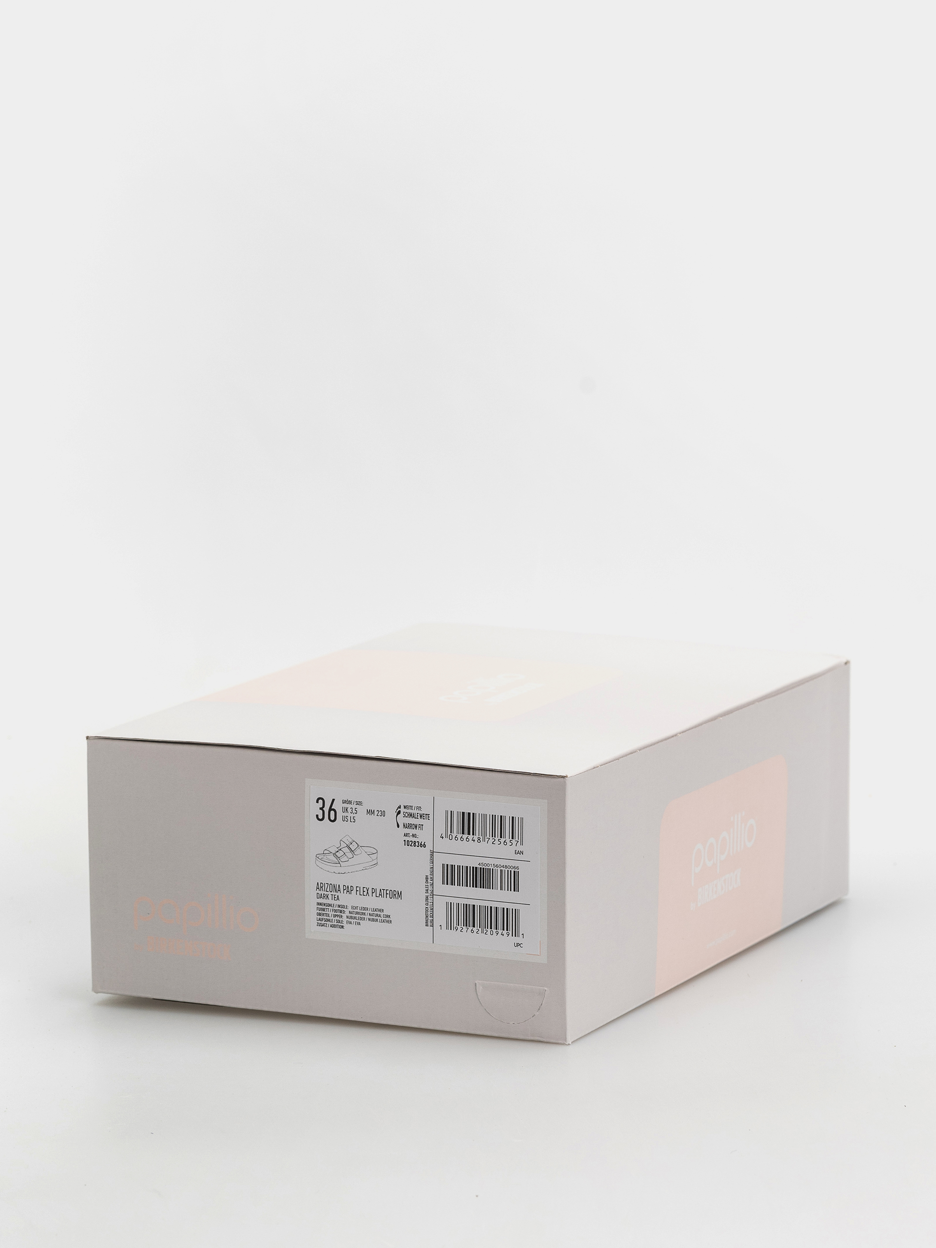 Plážovky Birkenstock Arizona Flex Platform Nubuck Leather Narrow Wmn (dark tea)