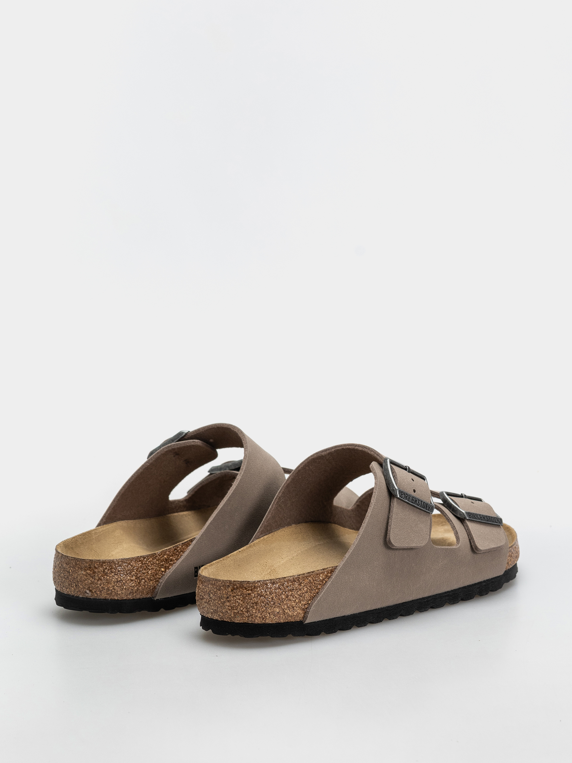 Plážovky Birkenstock Arizona Birkibuc Regular (gray taupe)