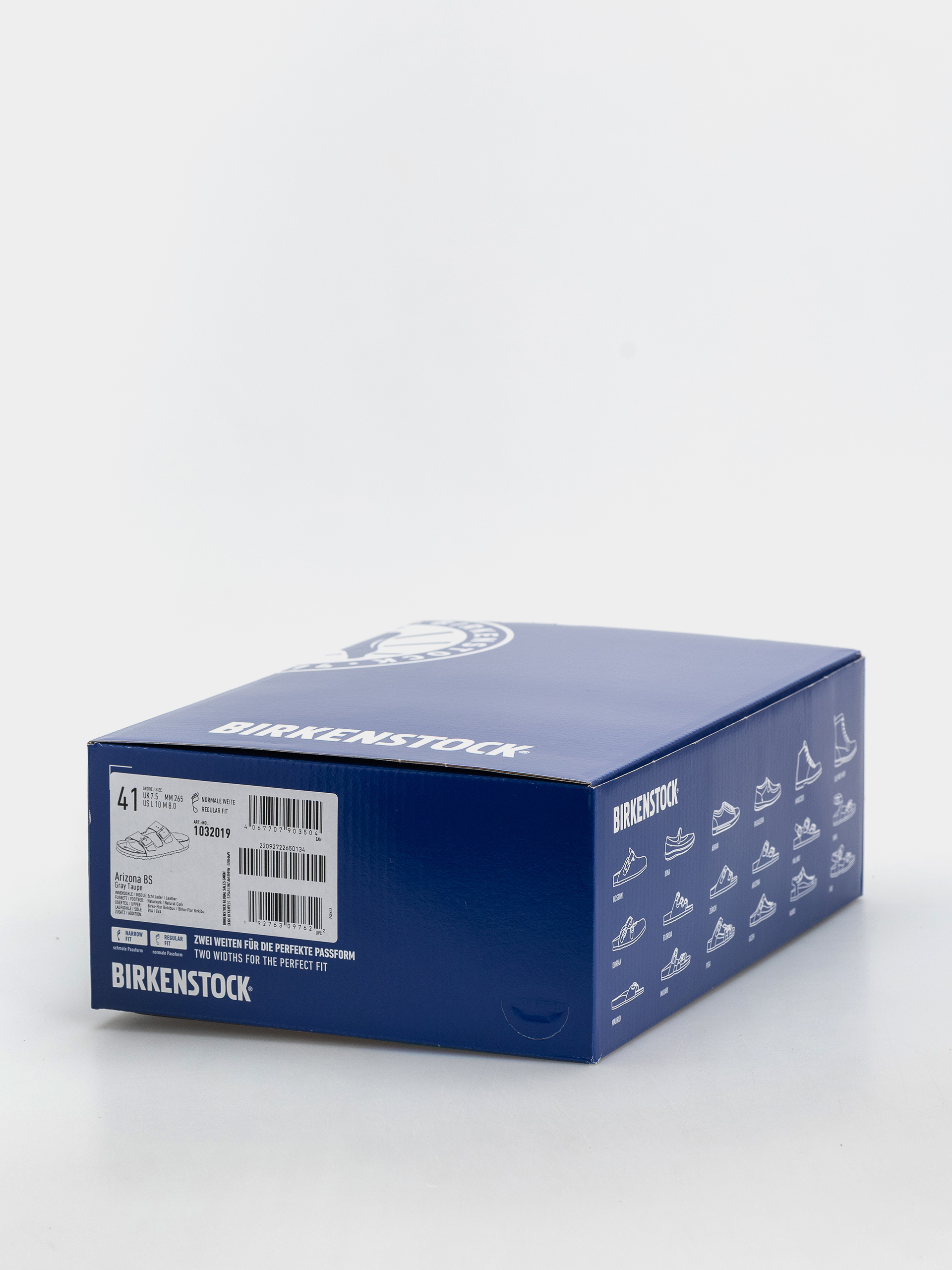 Plážovky Birkenstock Arizona Birkibuc Regular (gray taupe)