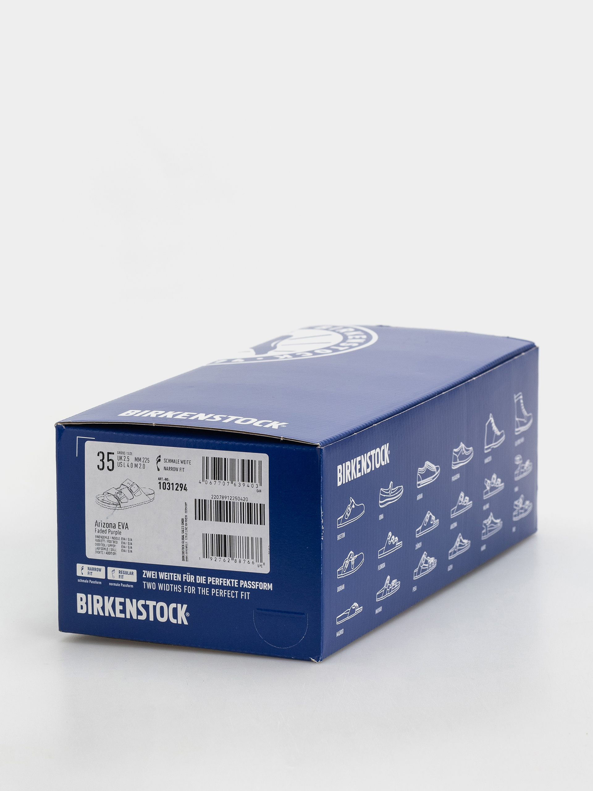 Plážovky Birkenstock Arizona Essentials EVA Narrow (faded purple)