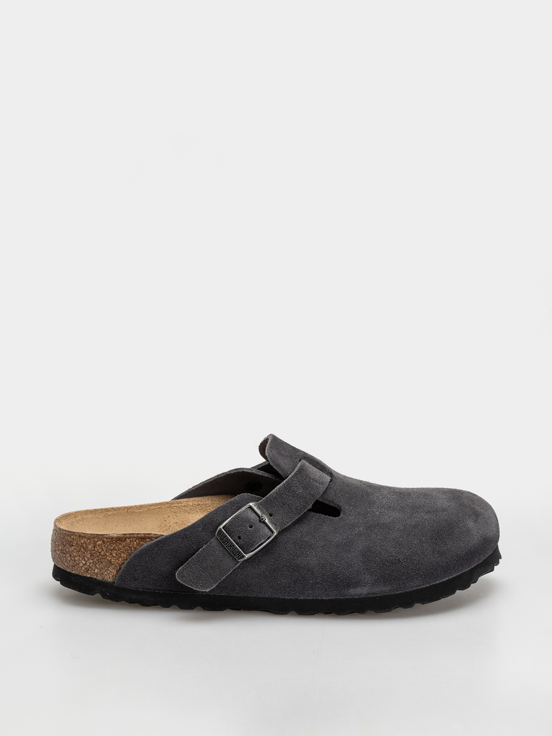 Plážovky Birkenstock Boston Suede Leather Narrow