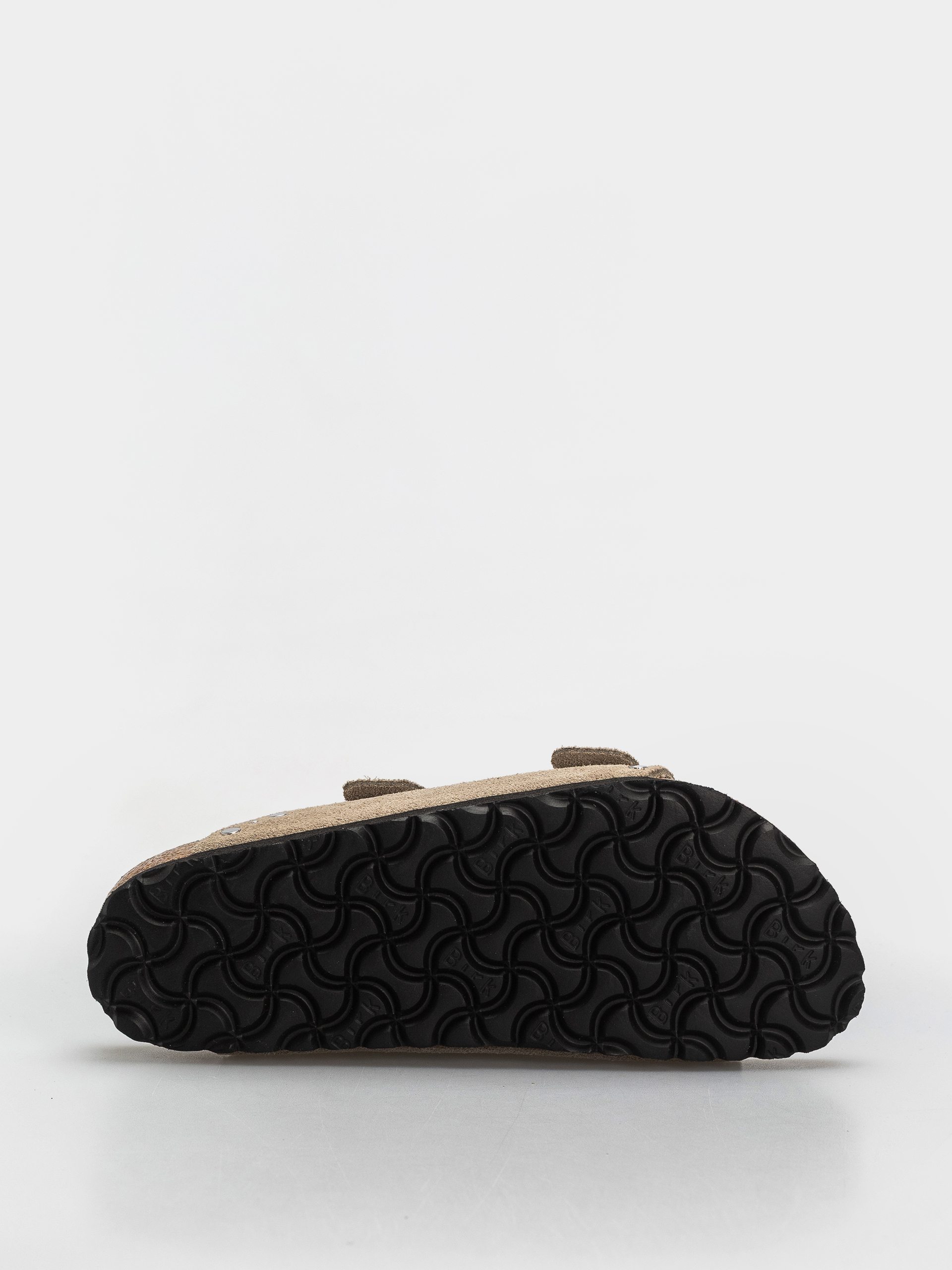 Plážovky Birkenstock Arizona Rivets Suede Leather Narrow Wmn (taupe)