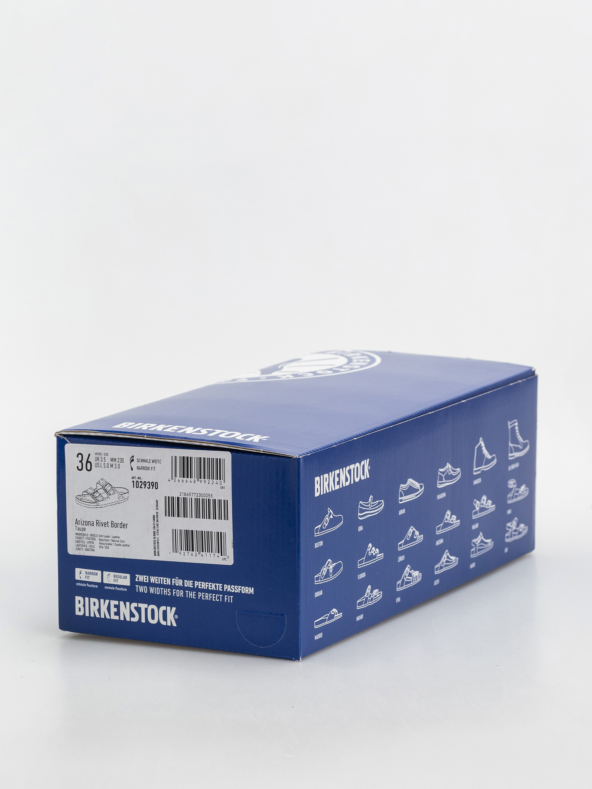 Plážovky Birkenstock Arizona Rivets Suede Leather Narrow Wmn (taupe)