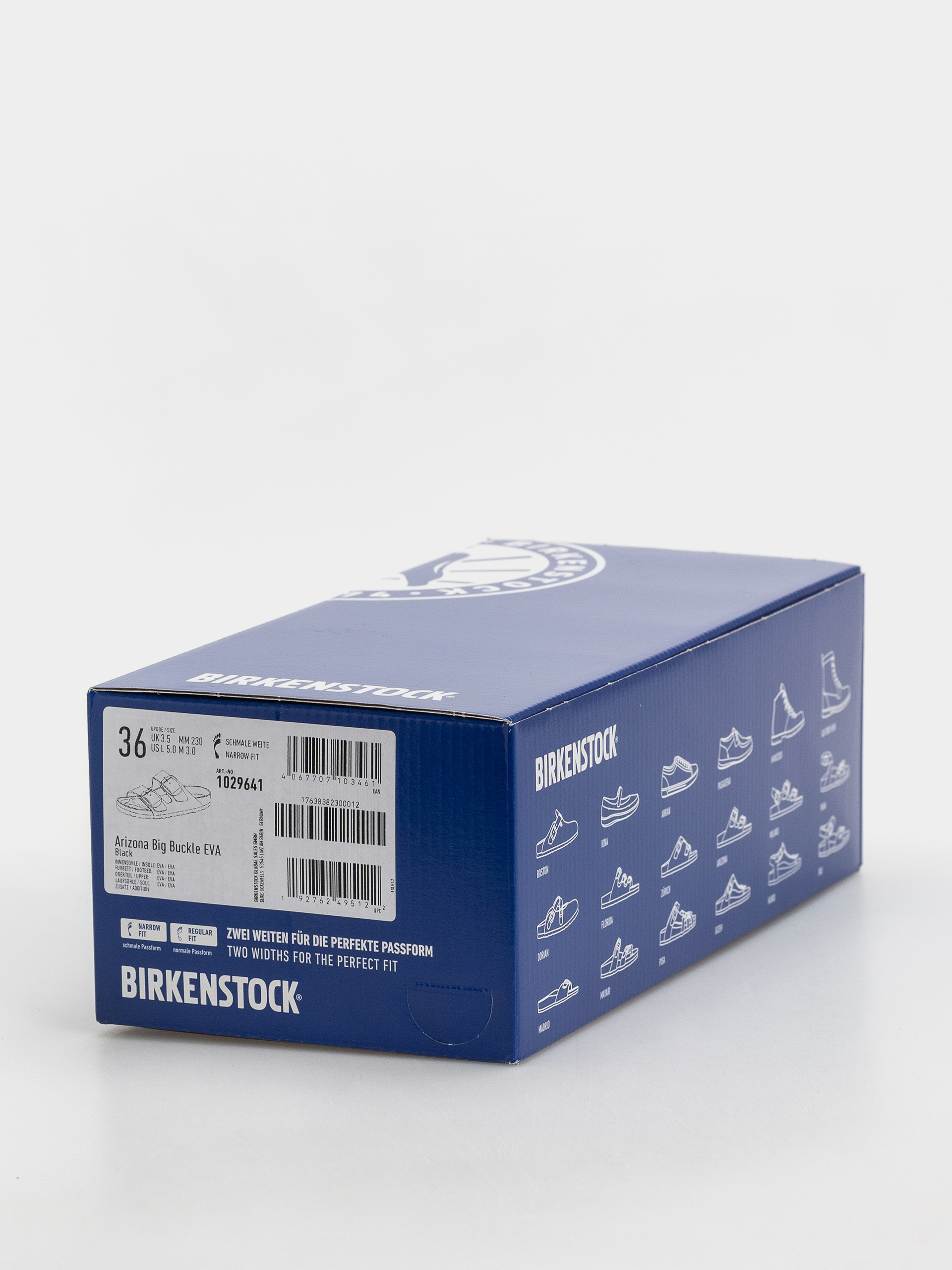 Plážovky Birkenstock Arizona Big Buckle EVA Narrow Wmn (black)