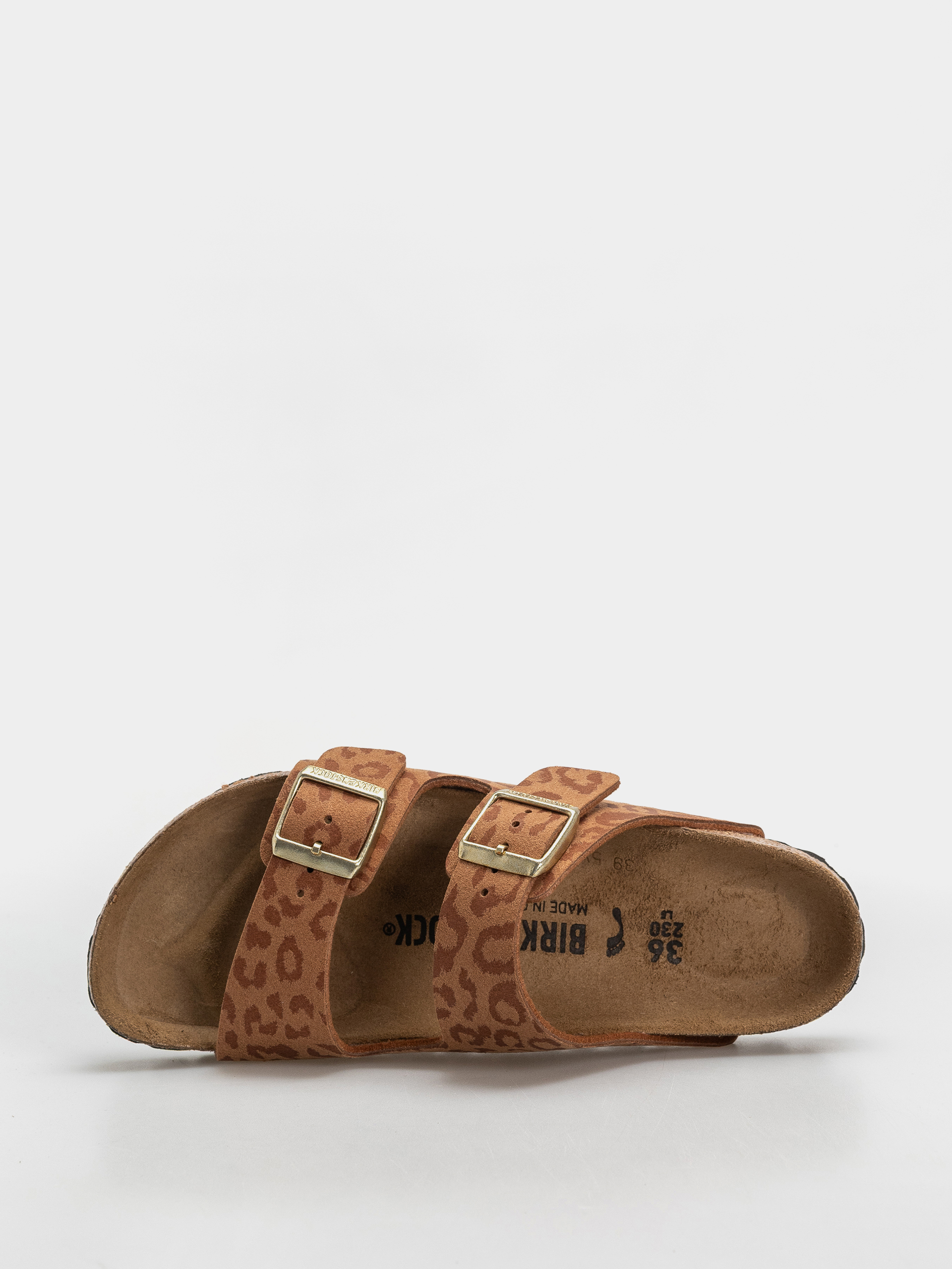 Plážovky Birkenstock Arizona Synthetics Narrow Wmn (syn leo pecan)