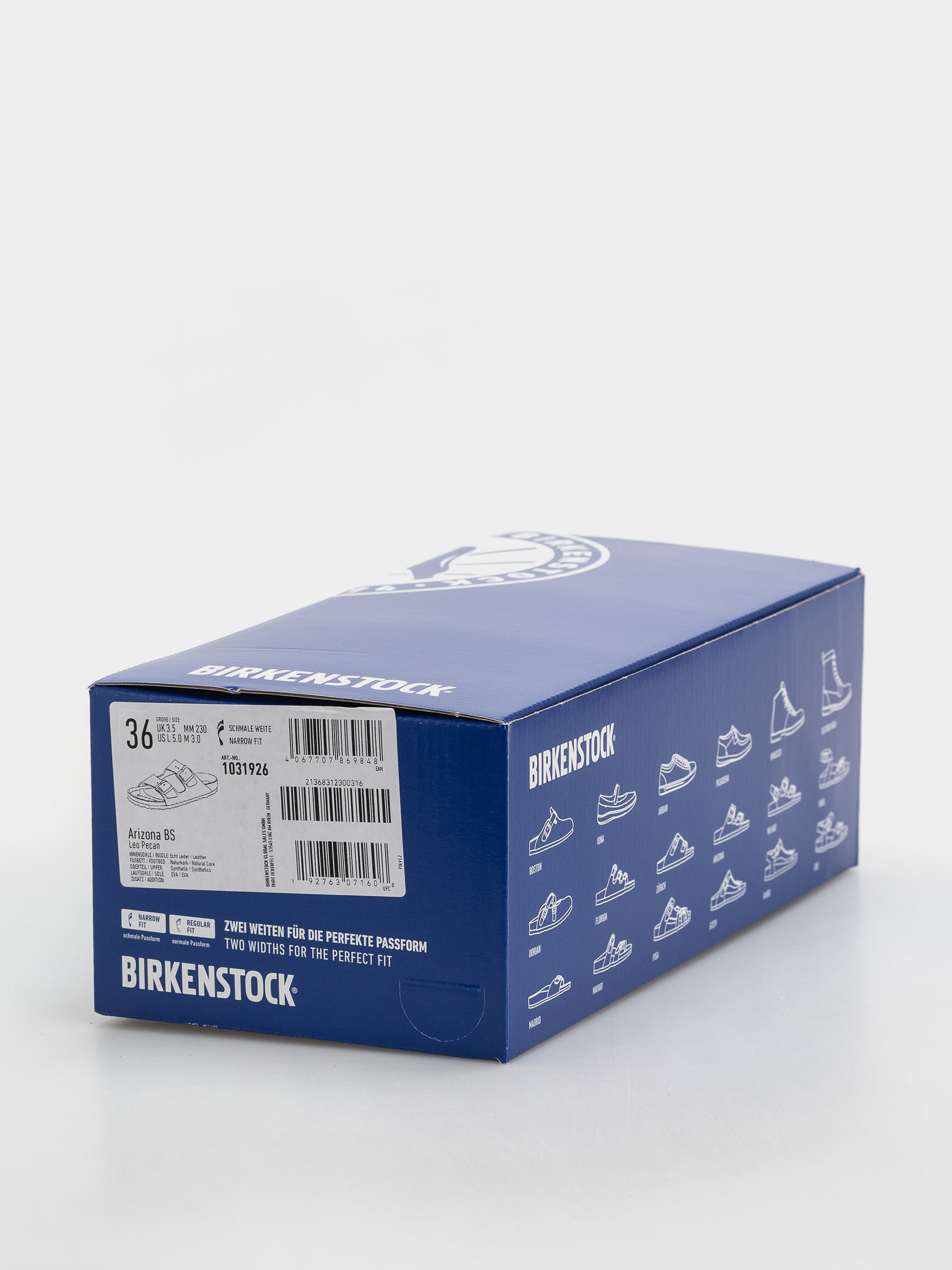 Plážovky Birkenstock Arizona Synthetics Narrow Wmn (syn leo pecan)