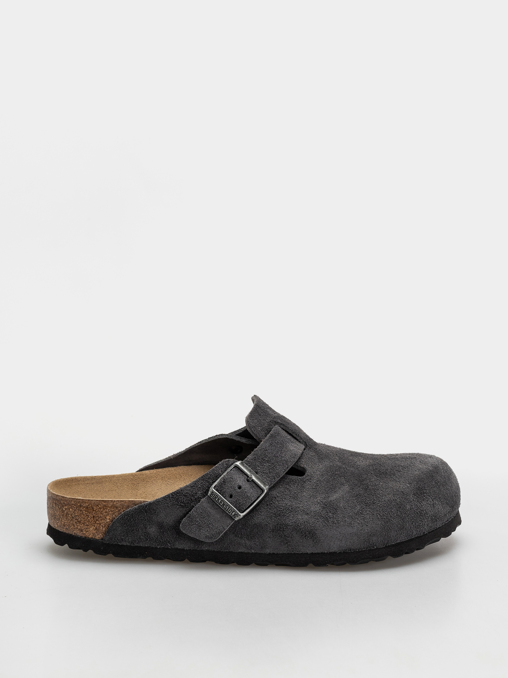 Plážovky Birkenstock Boston Suede Leather Regular