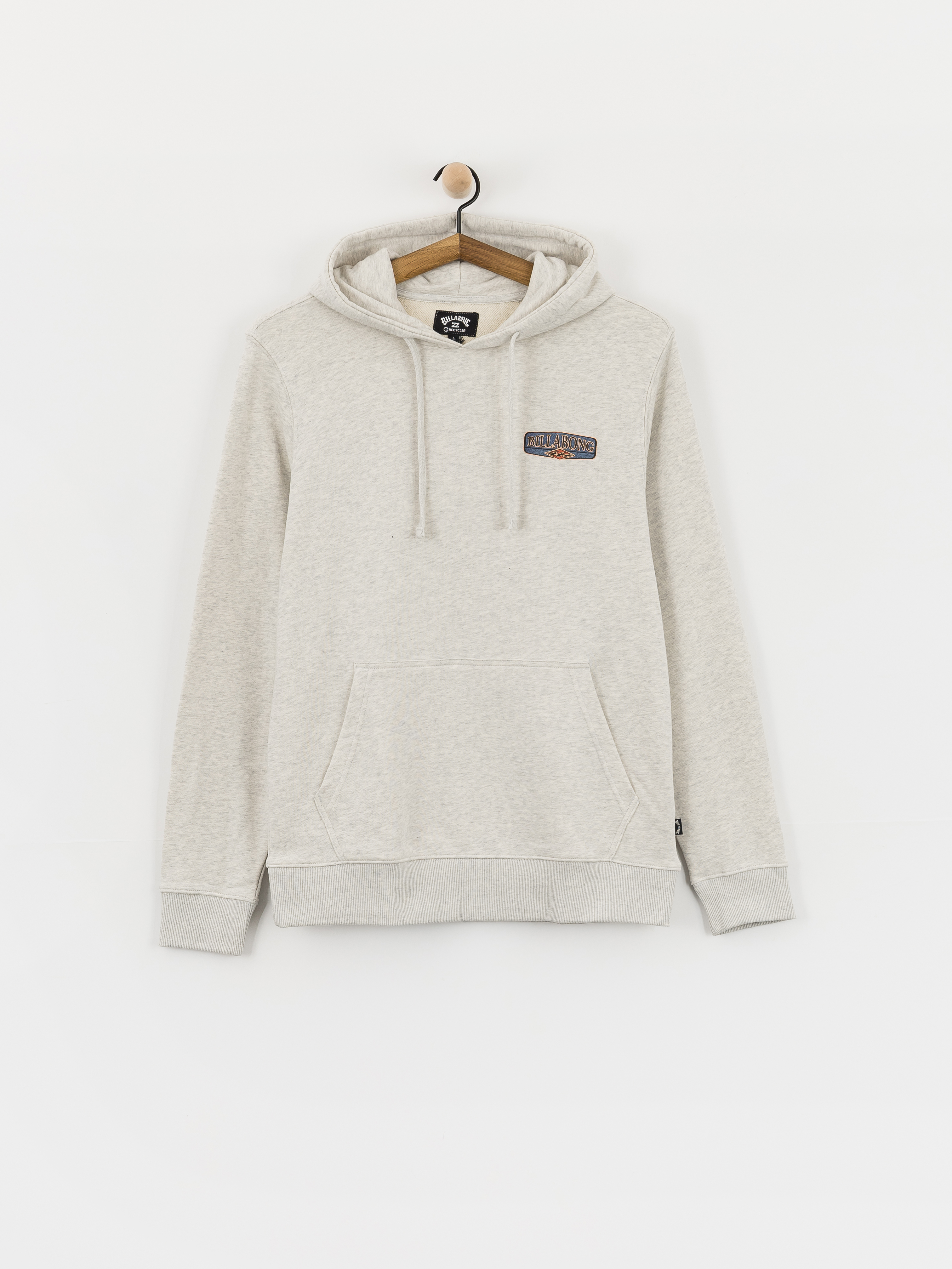 Mikina s kapucí Billabong Foundation HD (light grey heather)