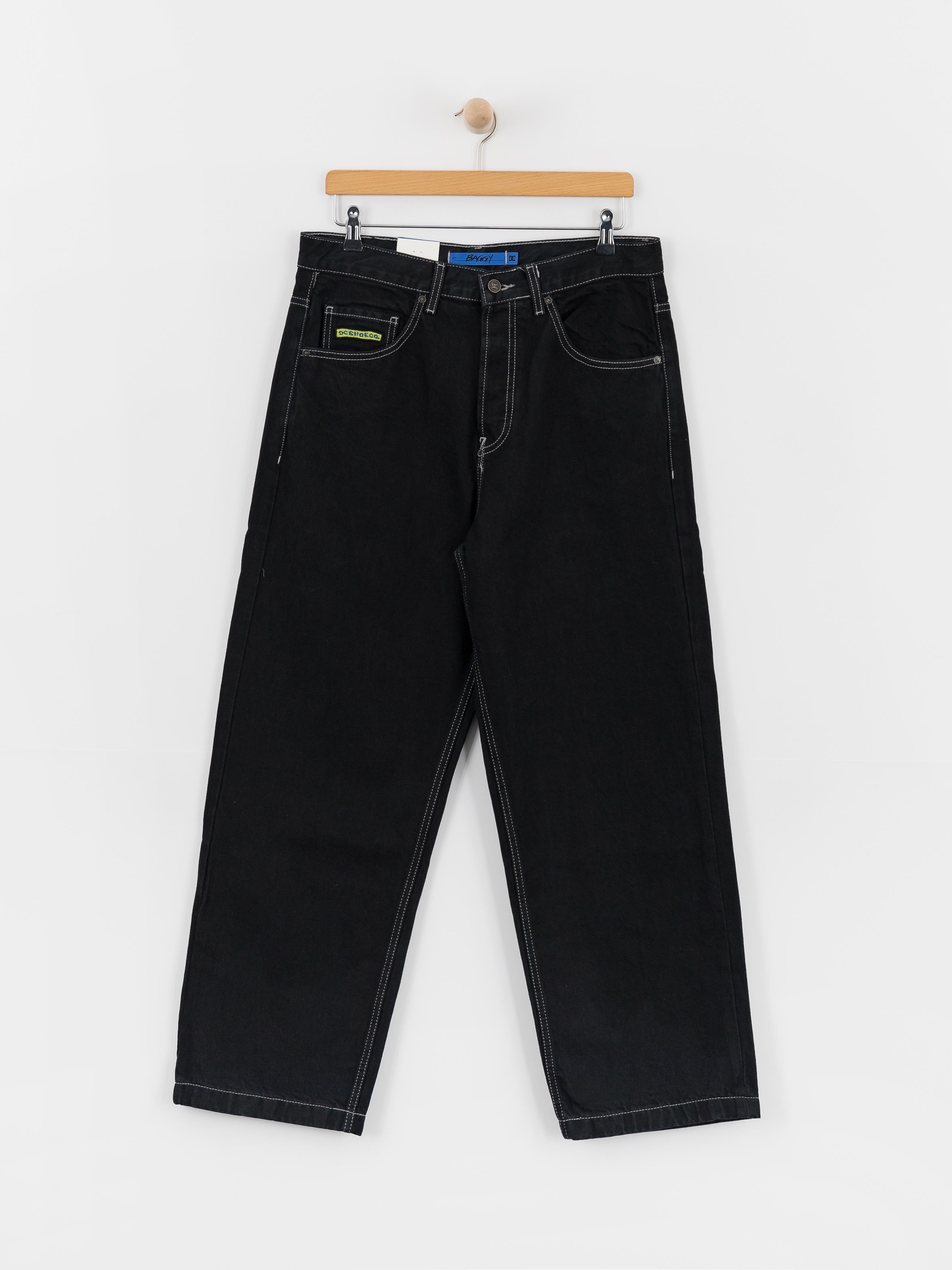 Kalhoty DC Baggy Denim (black tint)