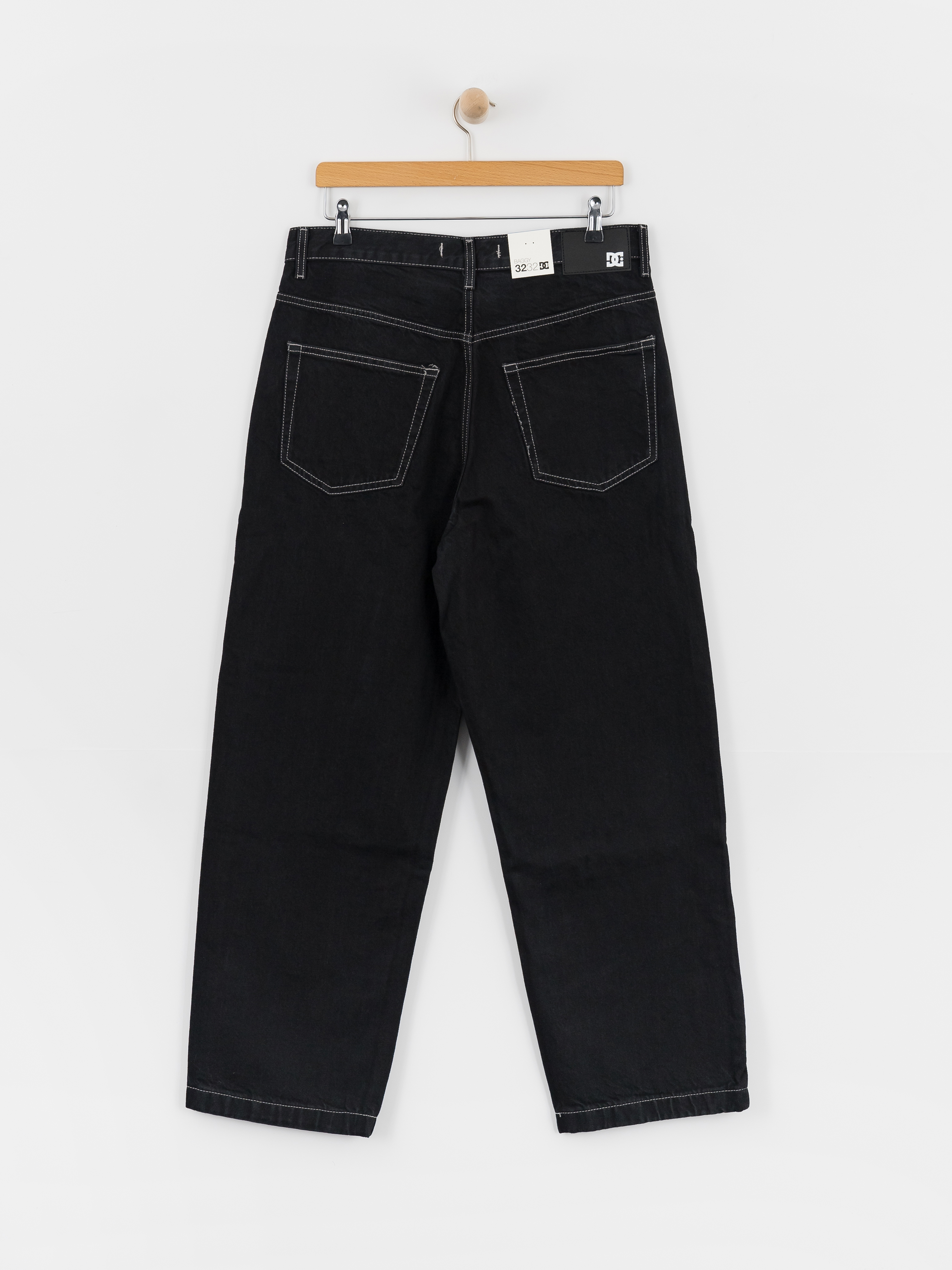 Kalhoty DC Baggy Denim (black tint)