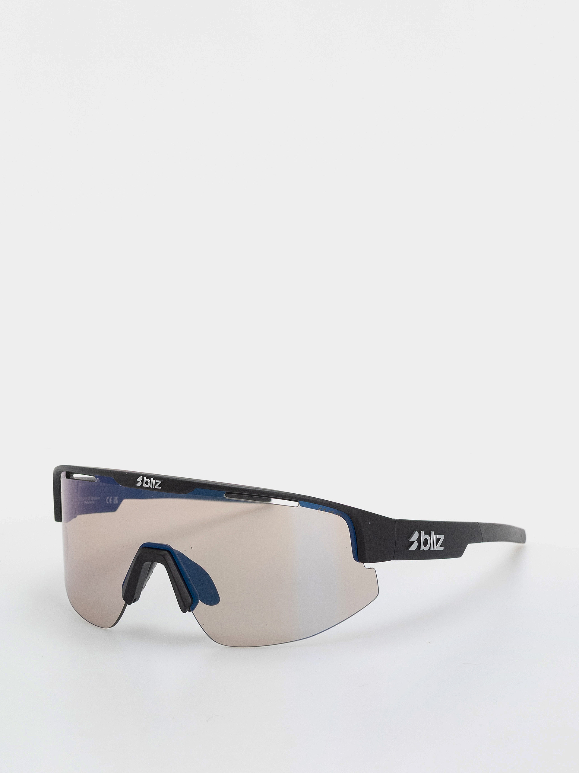 Sluneu010dnu00ed bru00fdle Bliz Matrix (matt black/nano optics photochromic brown w blue multi)