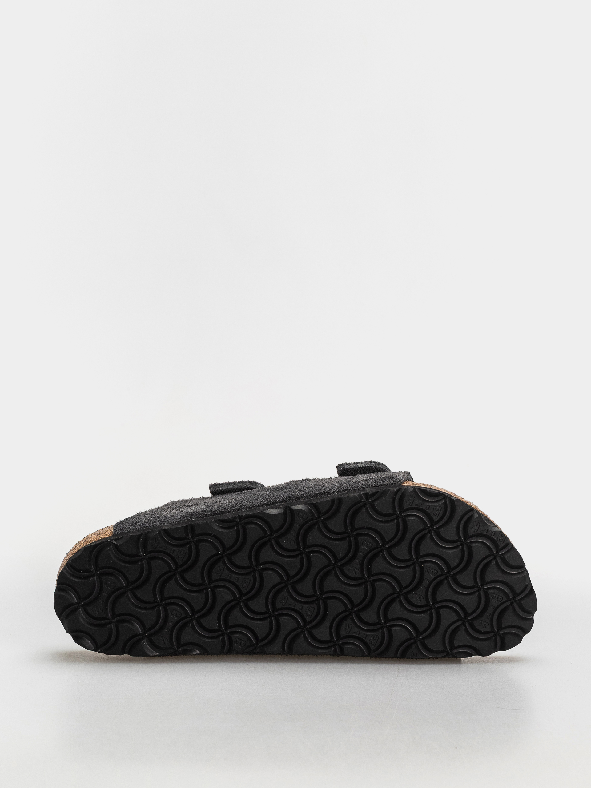 Plážovky Birkenstock Arizona Suede Leather Narrow (charcoal)