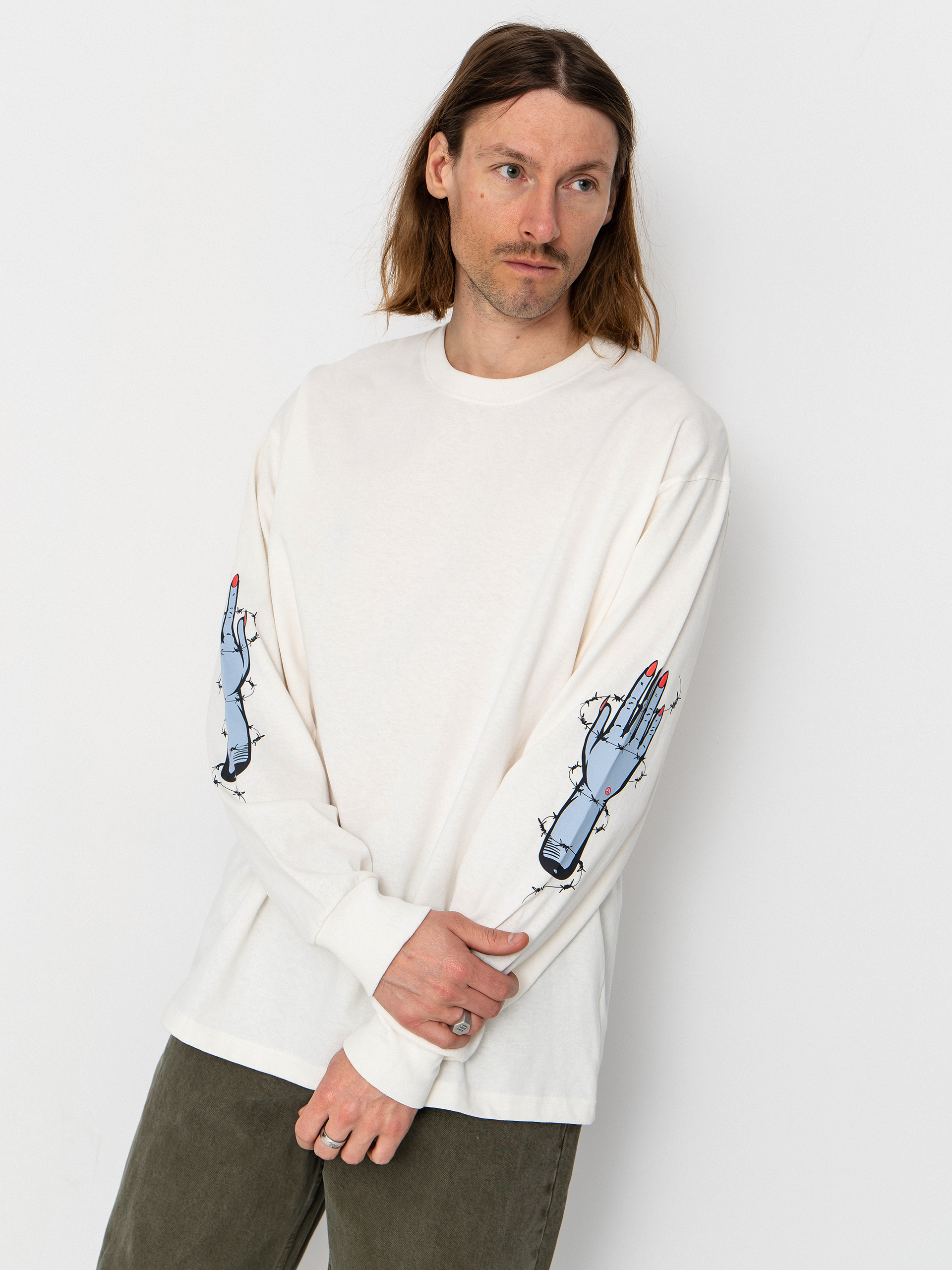 Triko Vans Lx Dayana Zombie Hand (egret)