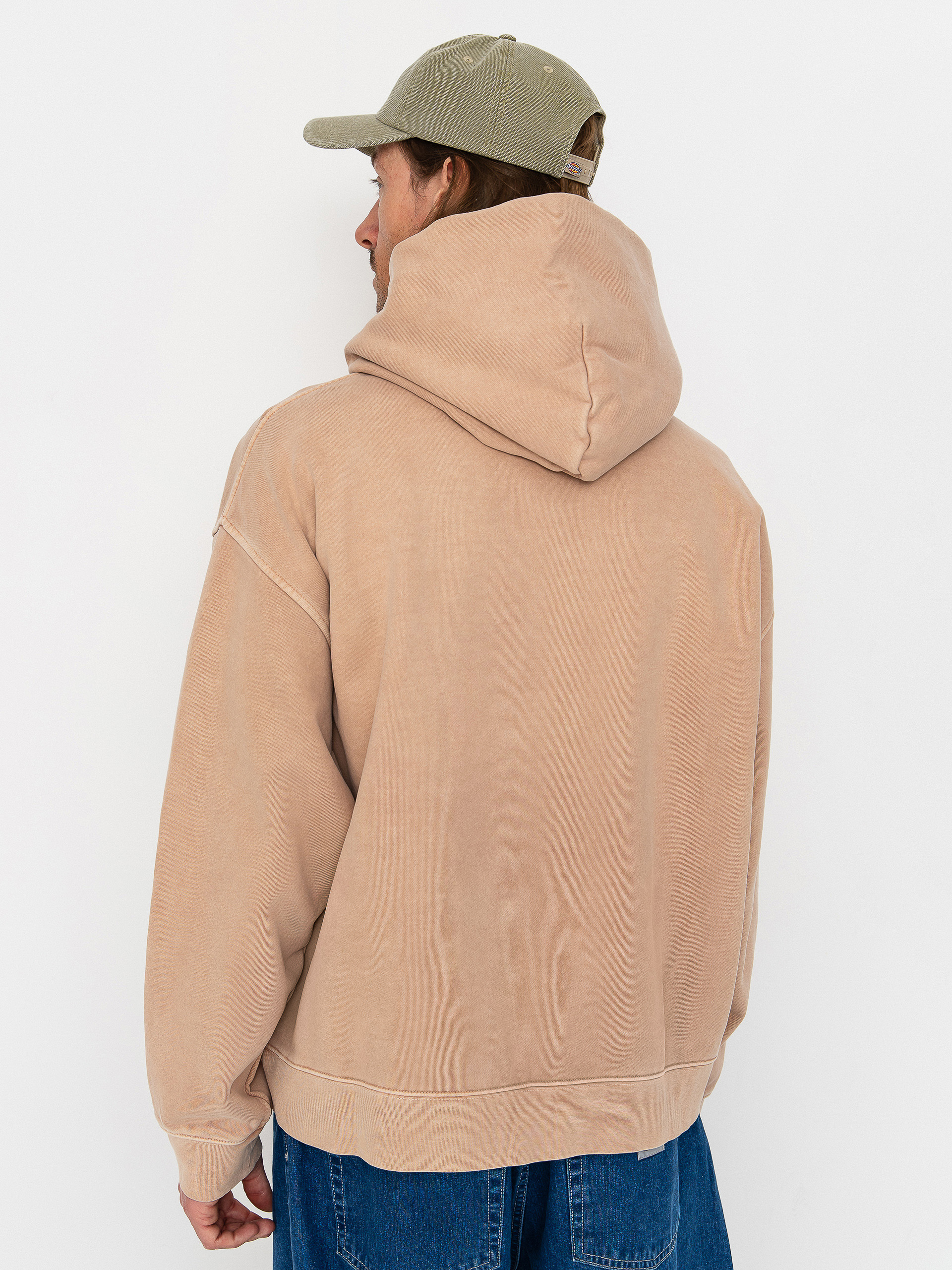 Mikina s kapucí Vans Premium HD (warm taupe)