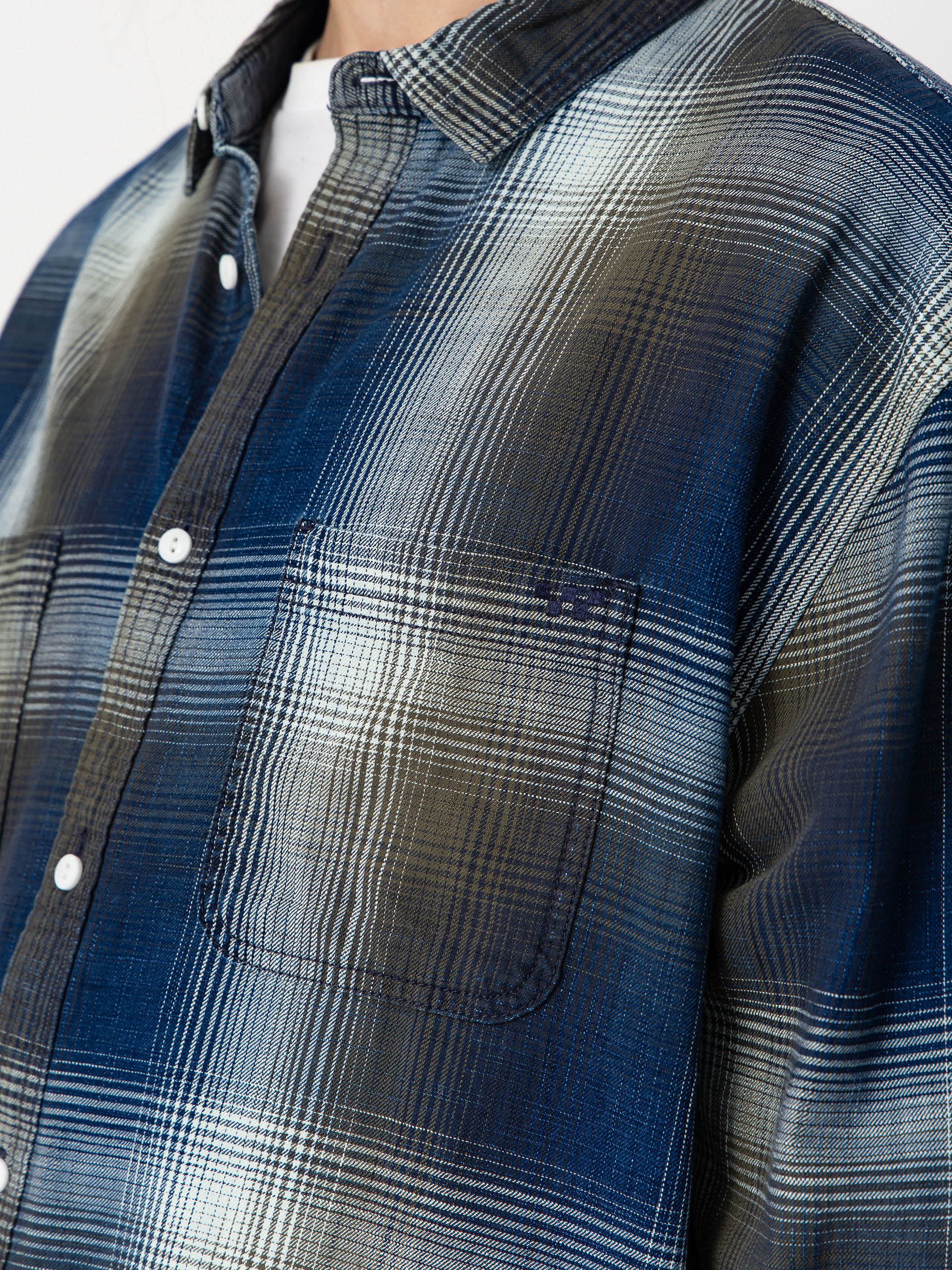 Košile Vans Indigo Plaid (mossy olive)