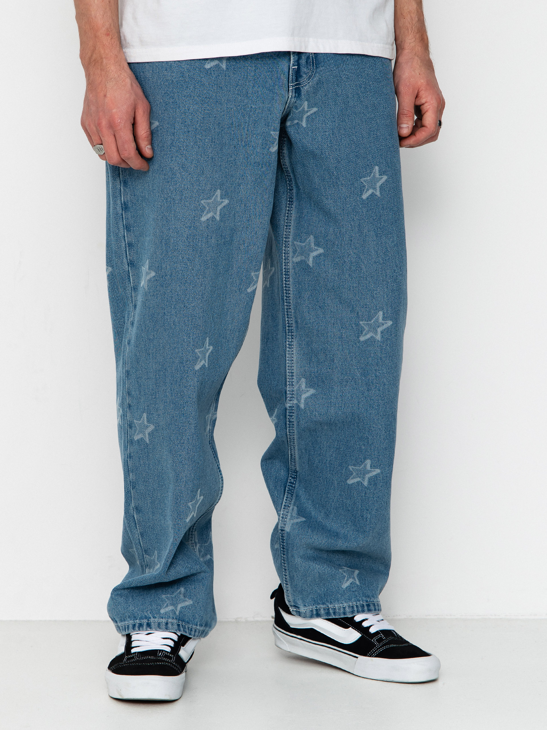 Kalhoty Vans Check 5 Baggy Denim (stonewash/blue)