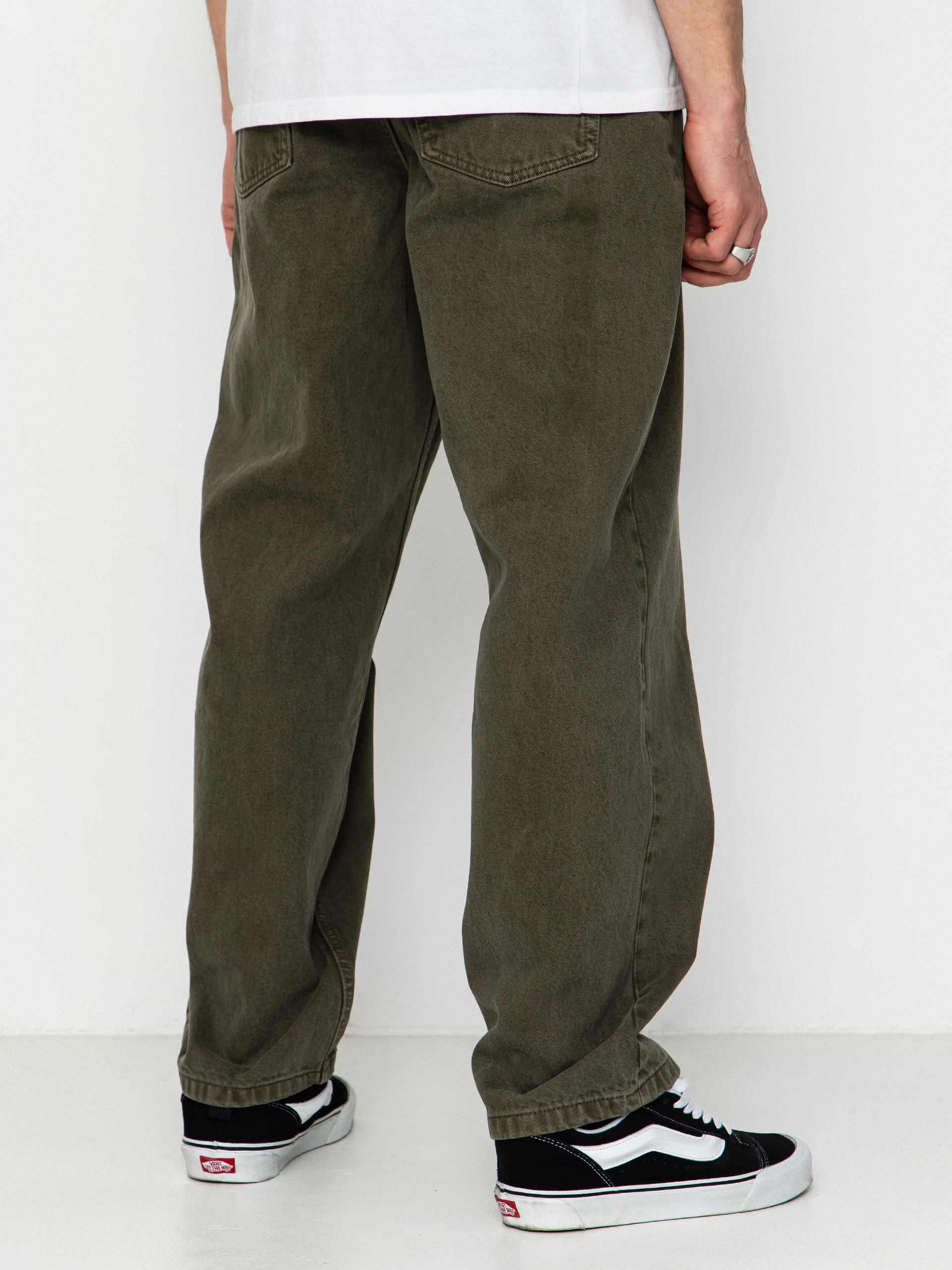 Kalhoty Vans Check 5 Loose Denim (mossy olive)