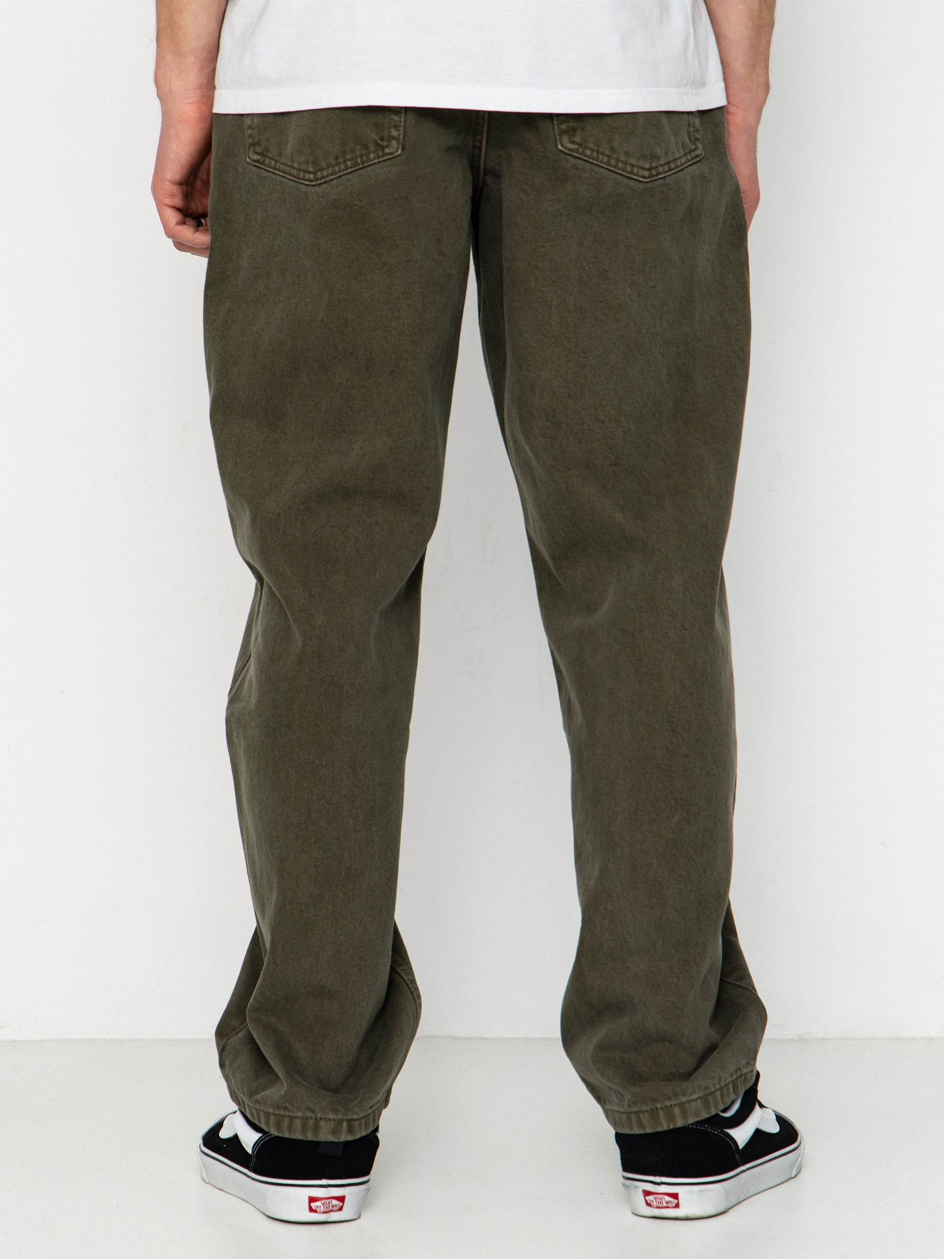 Kalhoty Vans Check 5 Loose Denim (mossy olive)