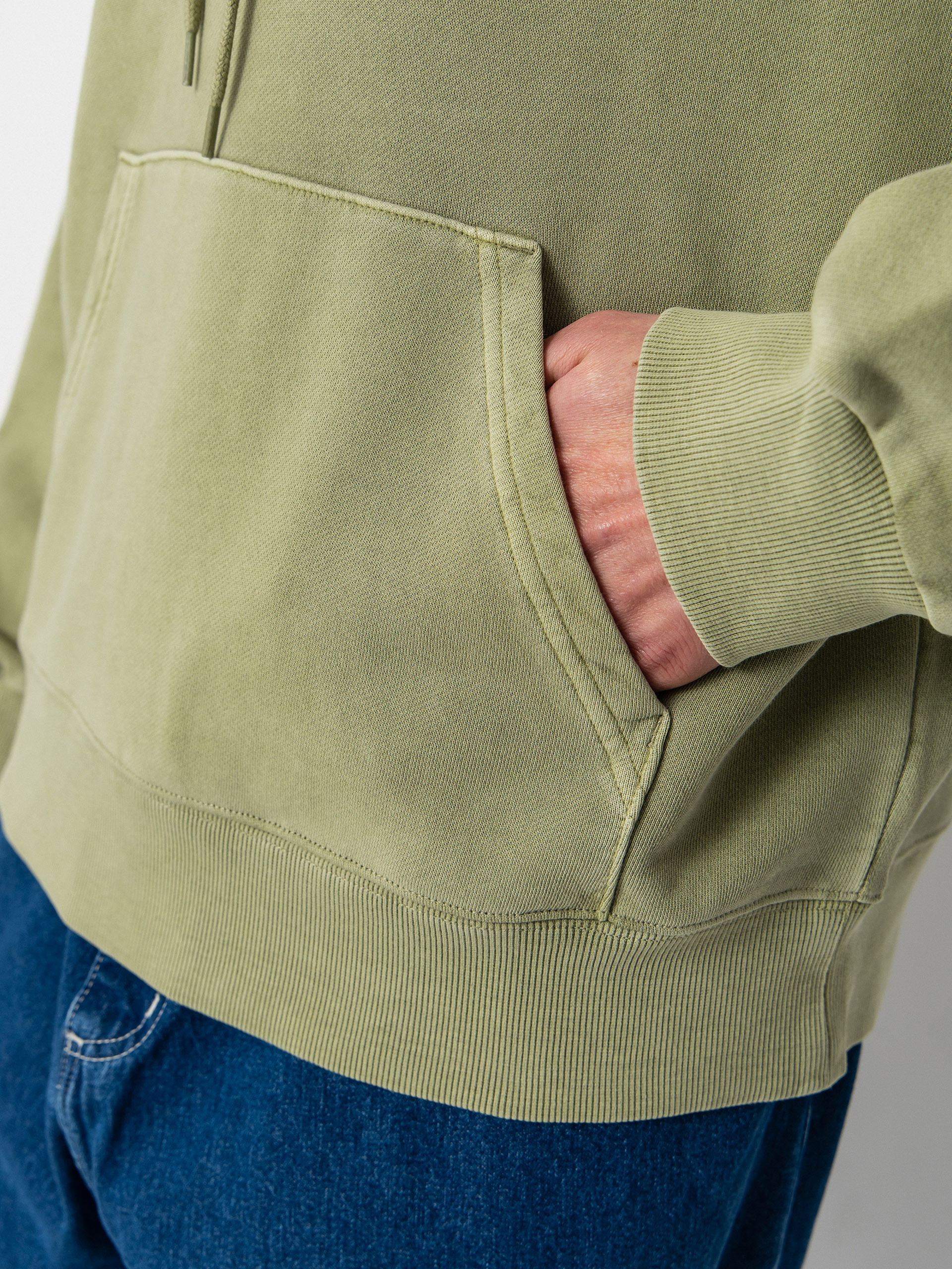 Mikina s kapucí Carhartt WIP Nelson HD (gentle green)