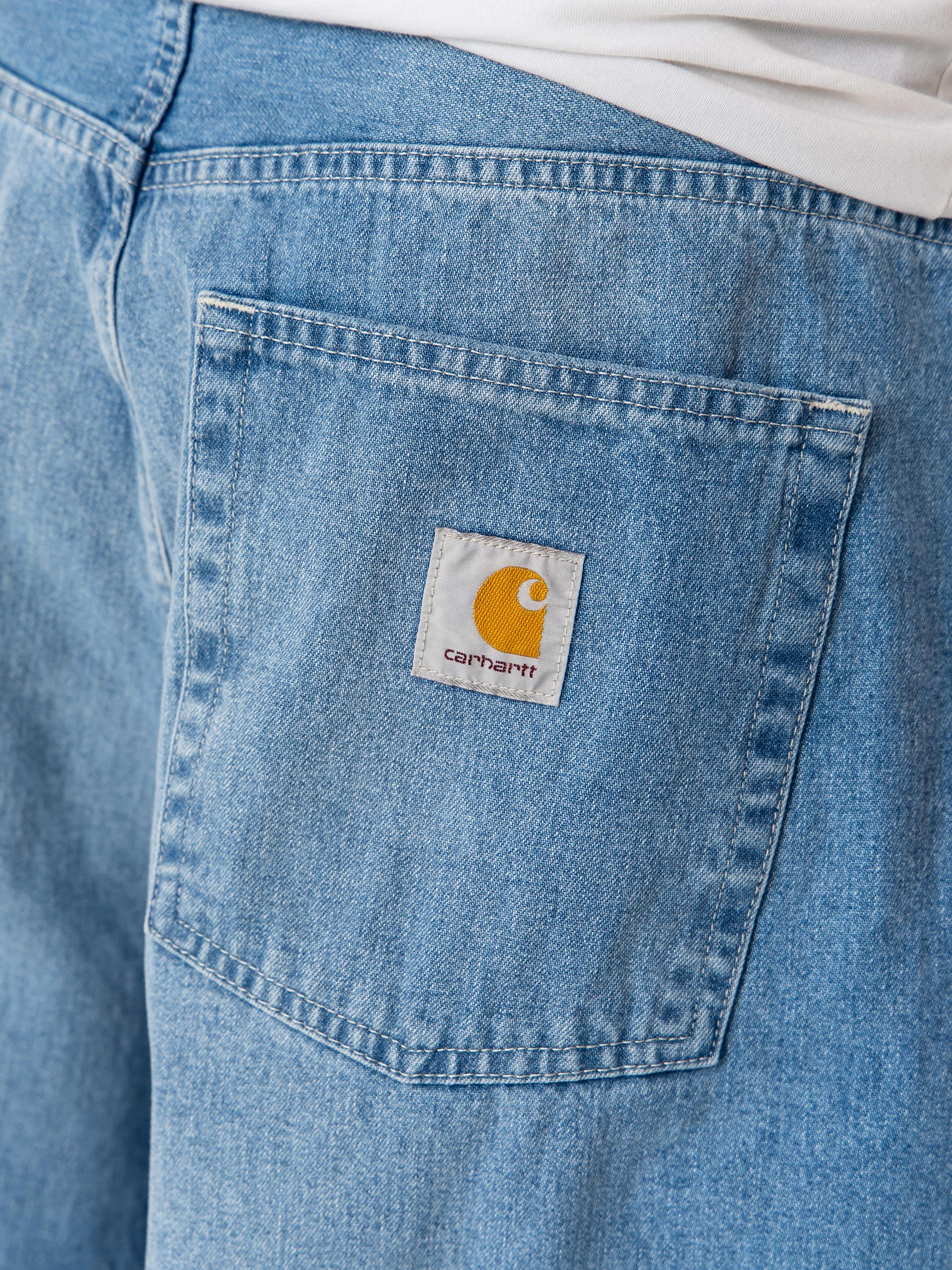Kalhoty Carhartt WIP Brandon (blue light true washed)