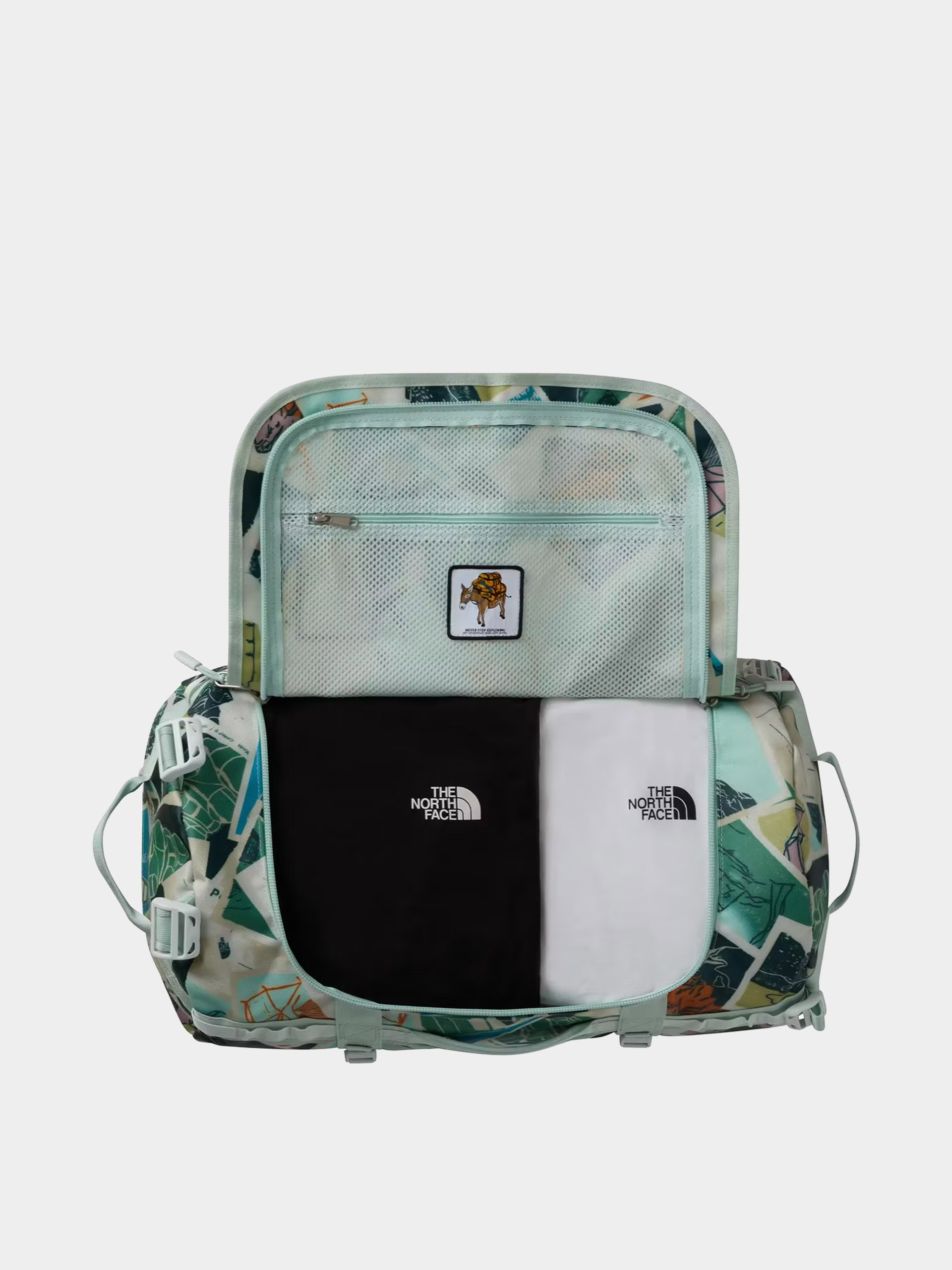 Taška The North Face Base Camp Duffel S (opal frost tnf)