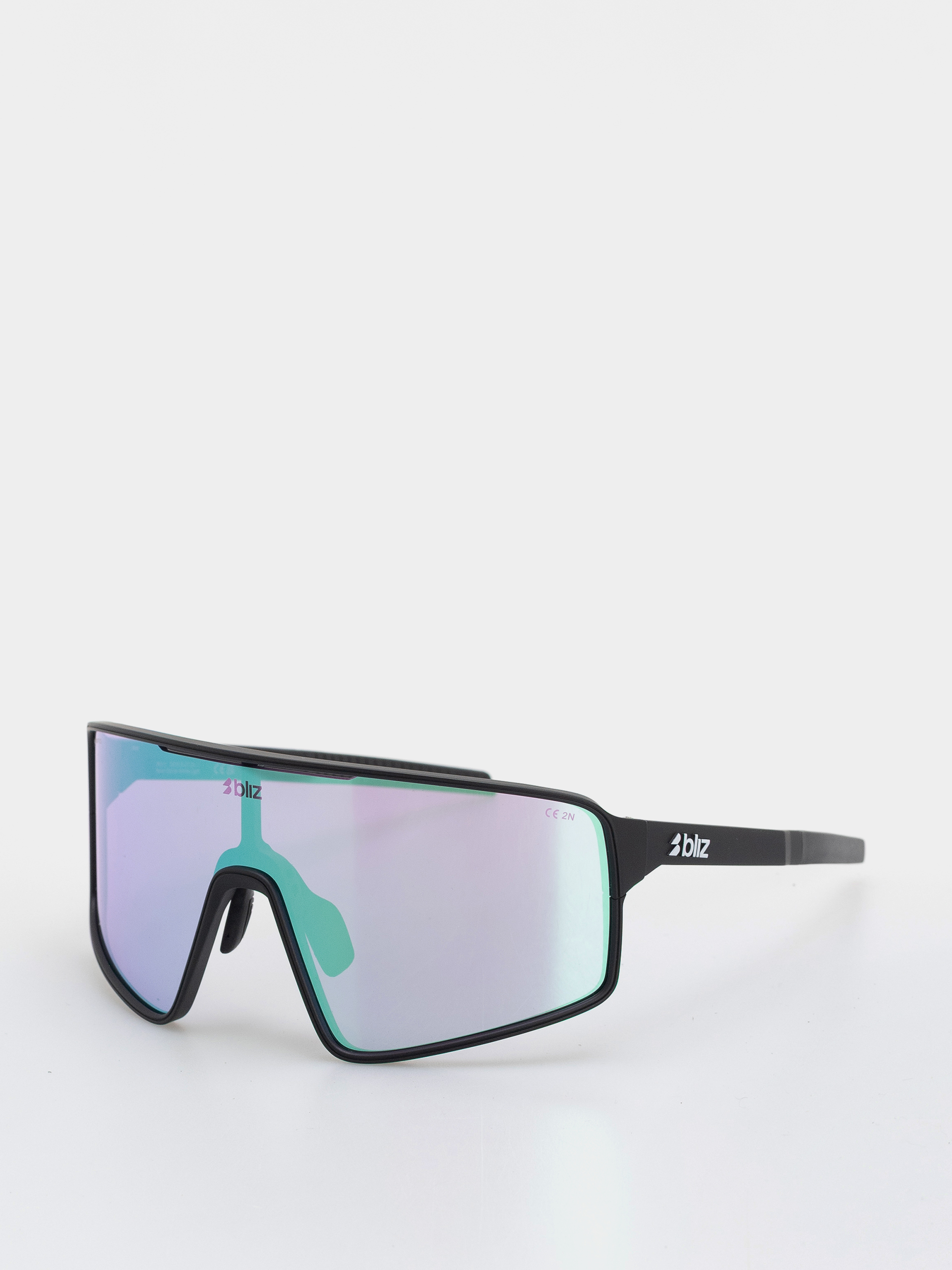 Sluneu010dnu00ed bru00fdle Bliz P001 (matt black/nano optics nordic light begonia - violet w blue multi)
