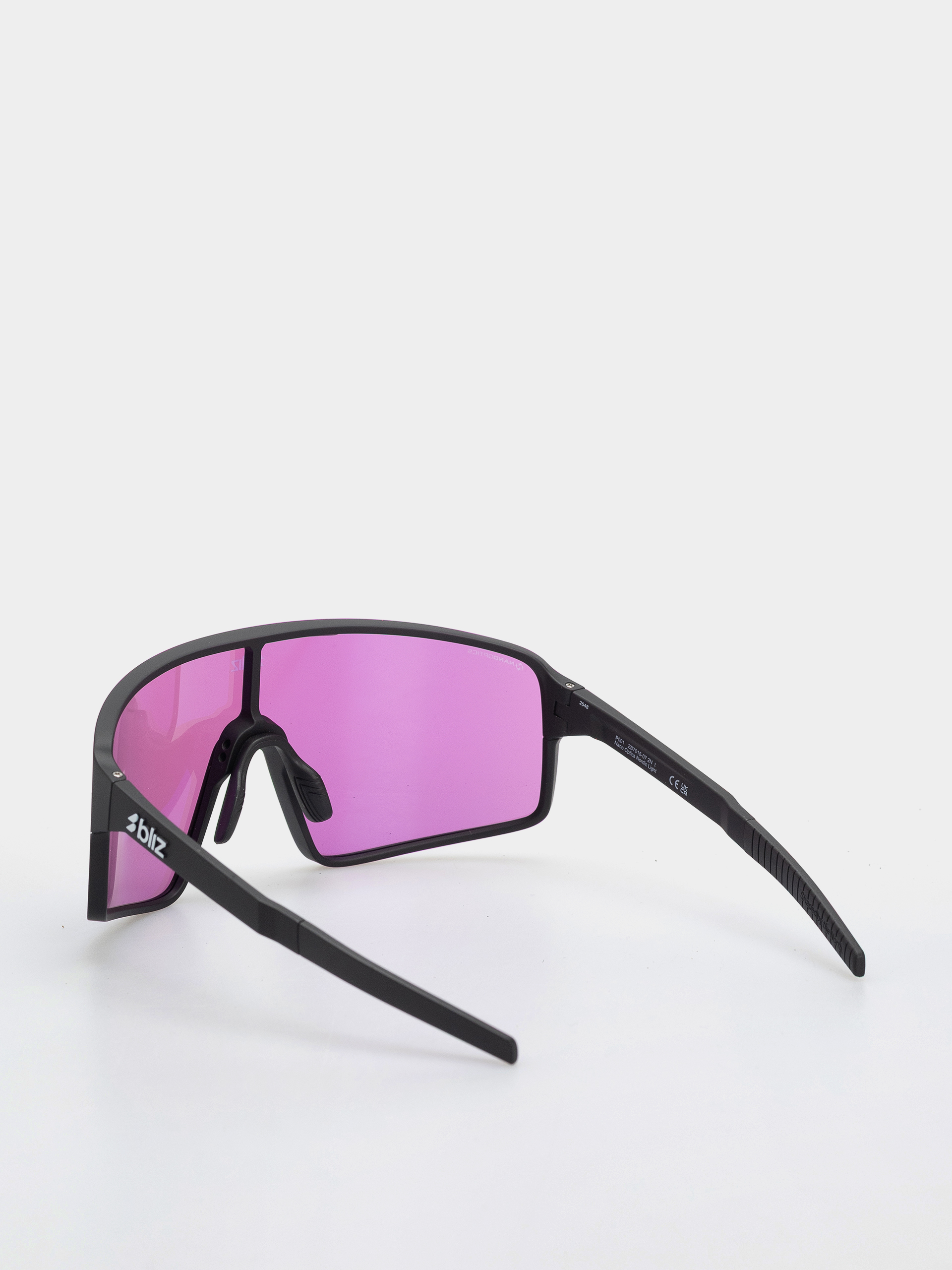 Sluneční brýle Bliz P001 (matt black/nano optics nordic light begonia - violet w blue multi)