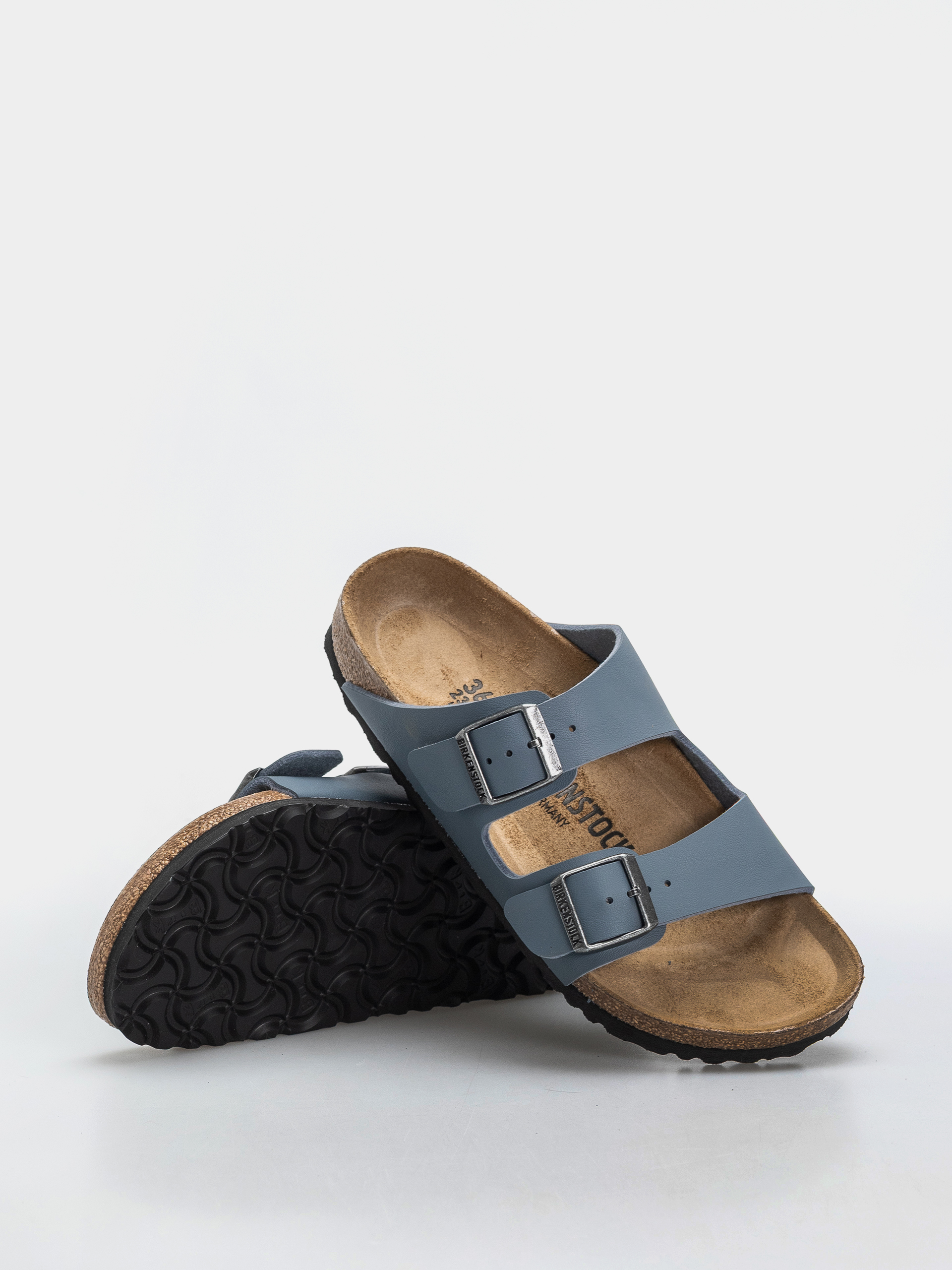 Plážovky Birkenstock Arizona Birko Flor Narrow (basalt gray)