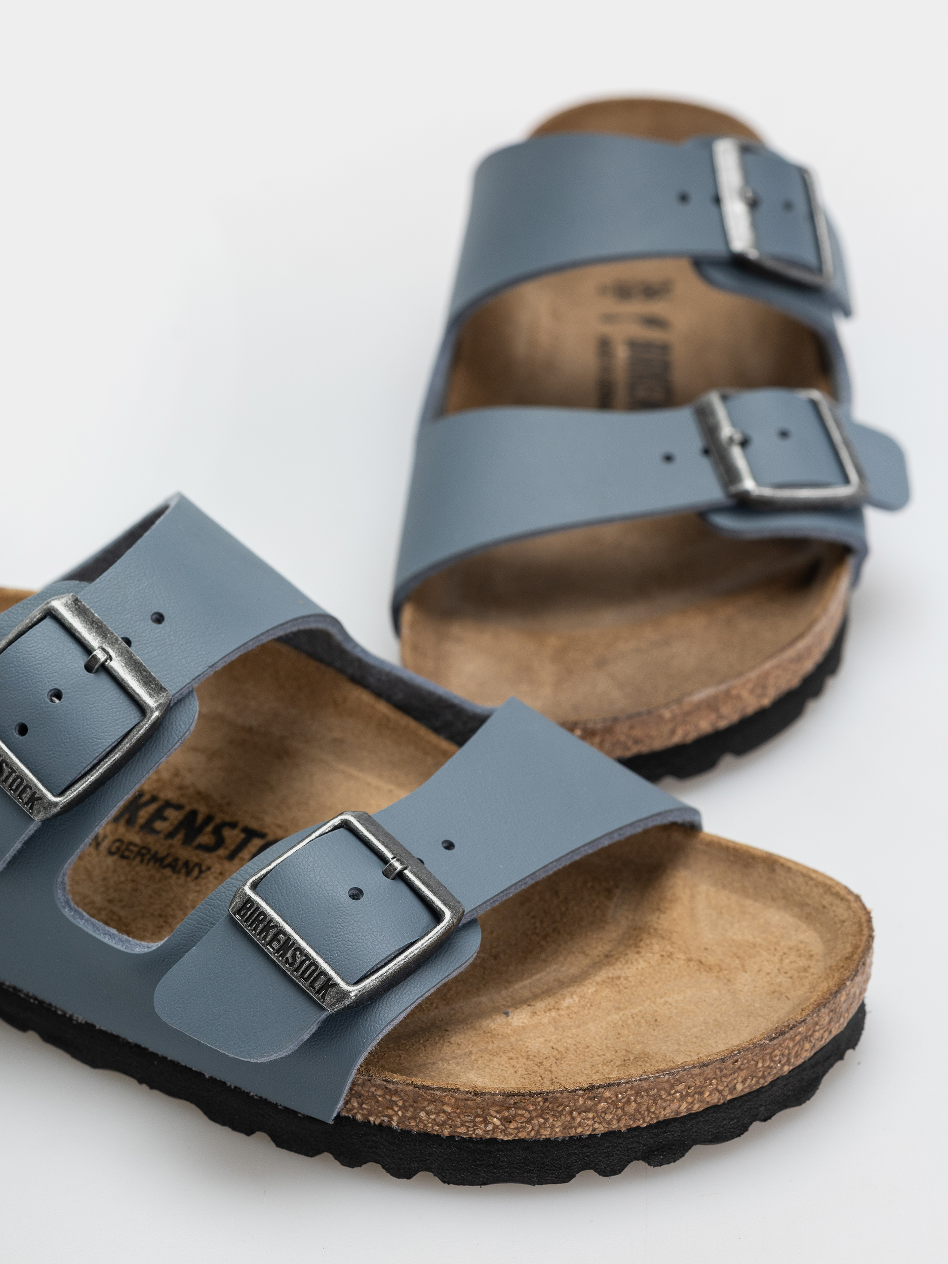 Plážovky Birkenstock Arizona Birko Flor Narrow (basalt gray)
