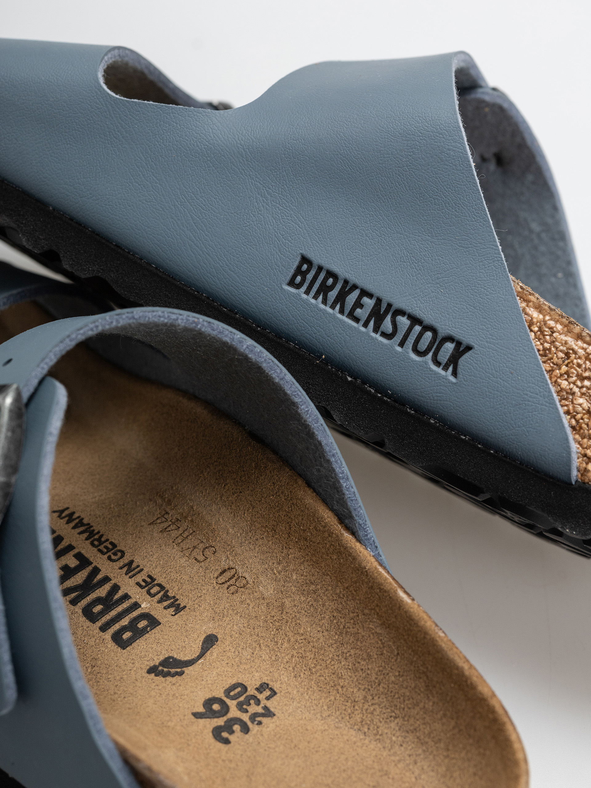 Plážovky Birkenstock Arizona Birko Flor Narrow (basalt gray)