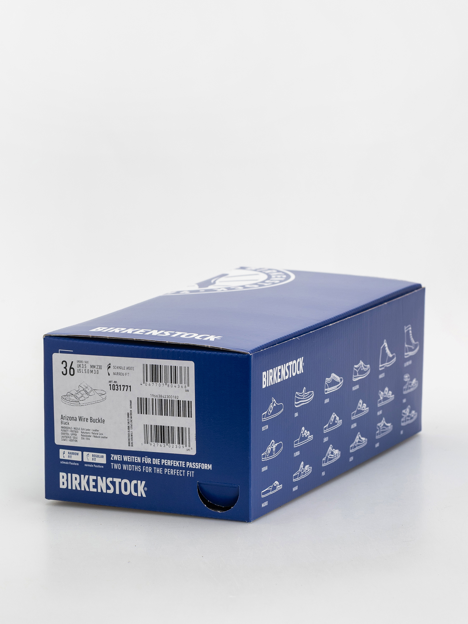 Plážovky Birkenstock Arizona Wire Buckle Nubuck Leather Narrow (black)