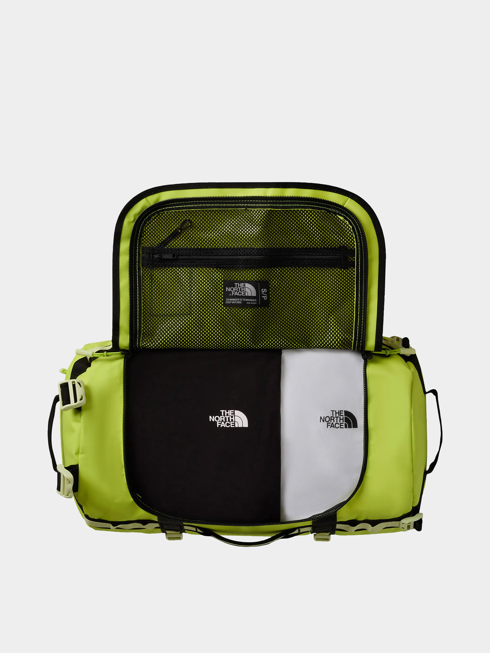 Taška The North Face Base Camp Duffel S (fizz lime/lemon)