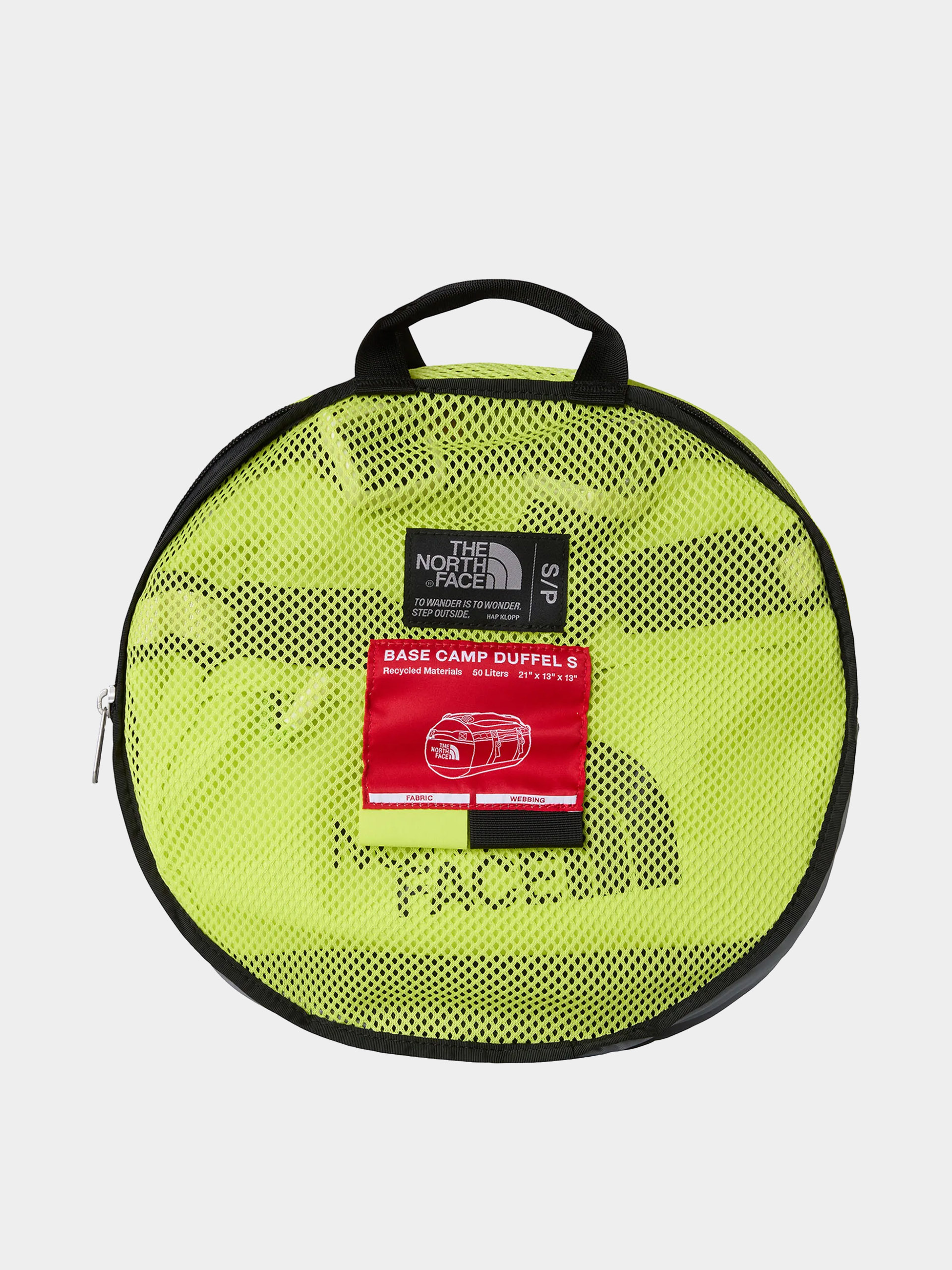 Taška The North Face Base Camp Duffel S (fizz lime/lemon)