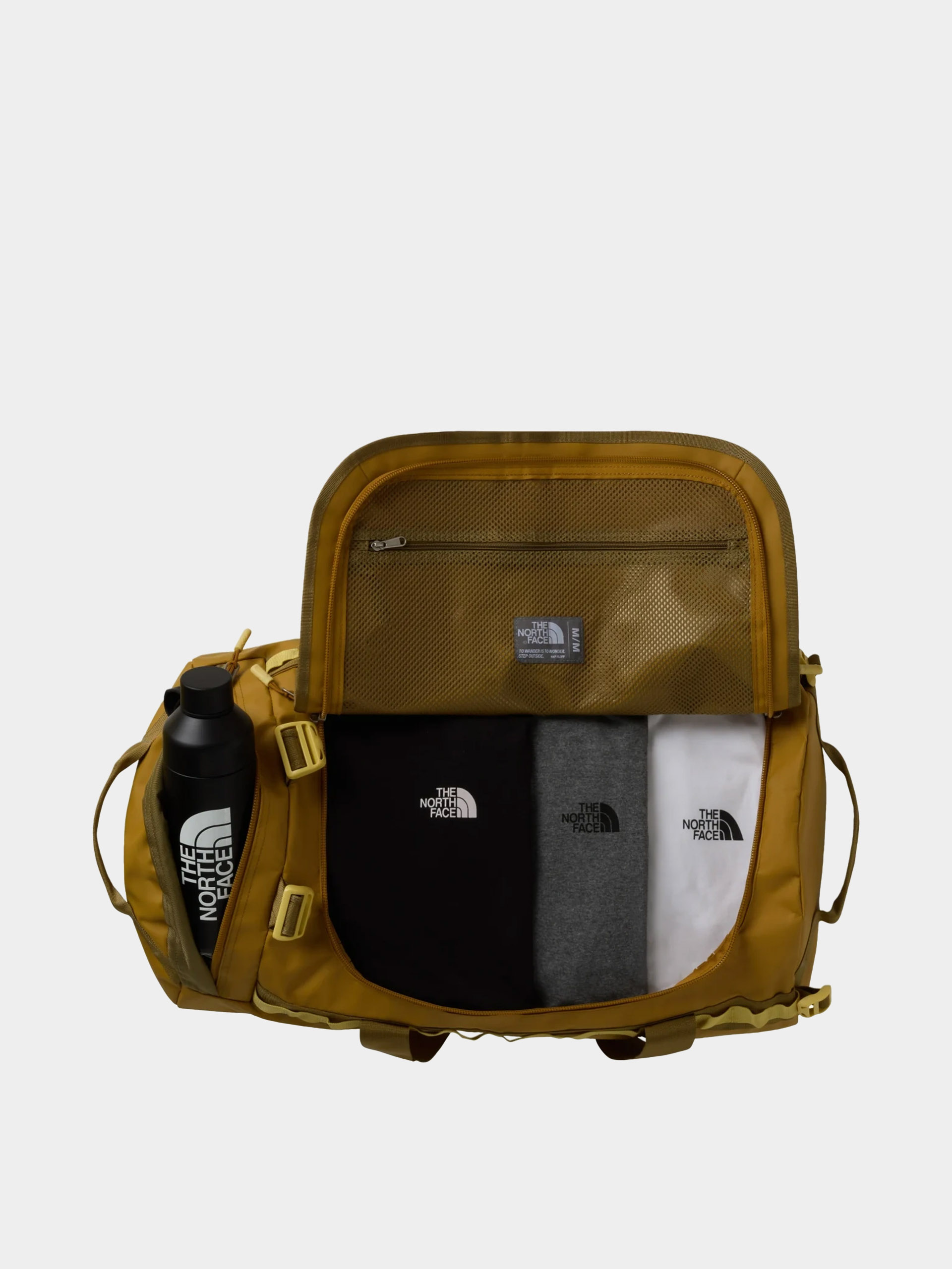 Taška The North Face Base Camp Duffel M (golden tan/ceda)