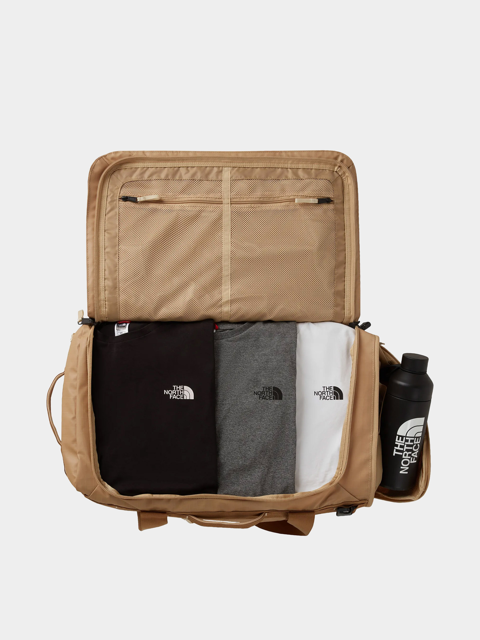 Taška The North Face Base Camp Voyager Duffel 62L (khaki stone/uti)