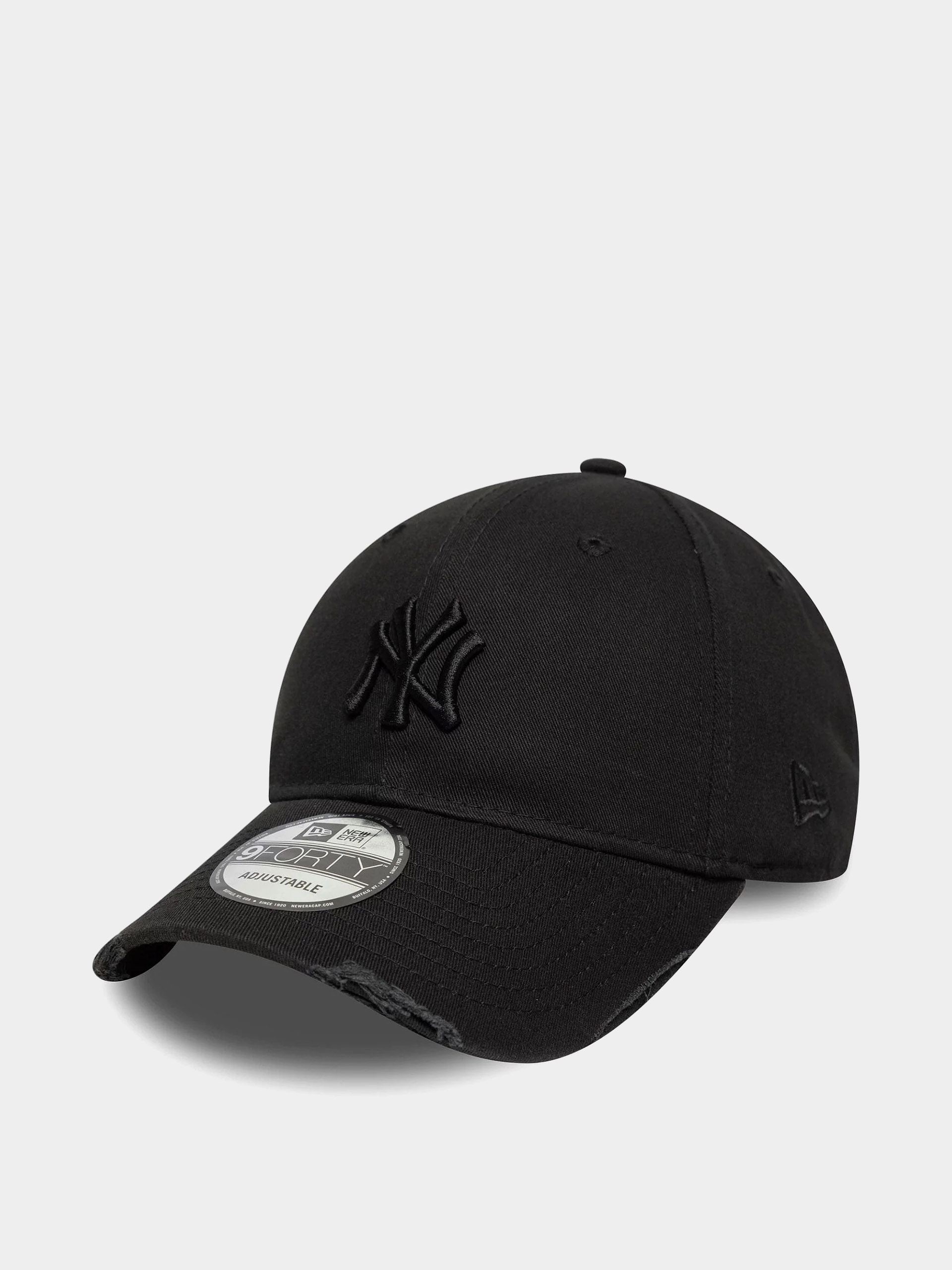 Kšiltovka  New Era Wash Distress 9Forty New York Yankees (black)