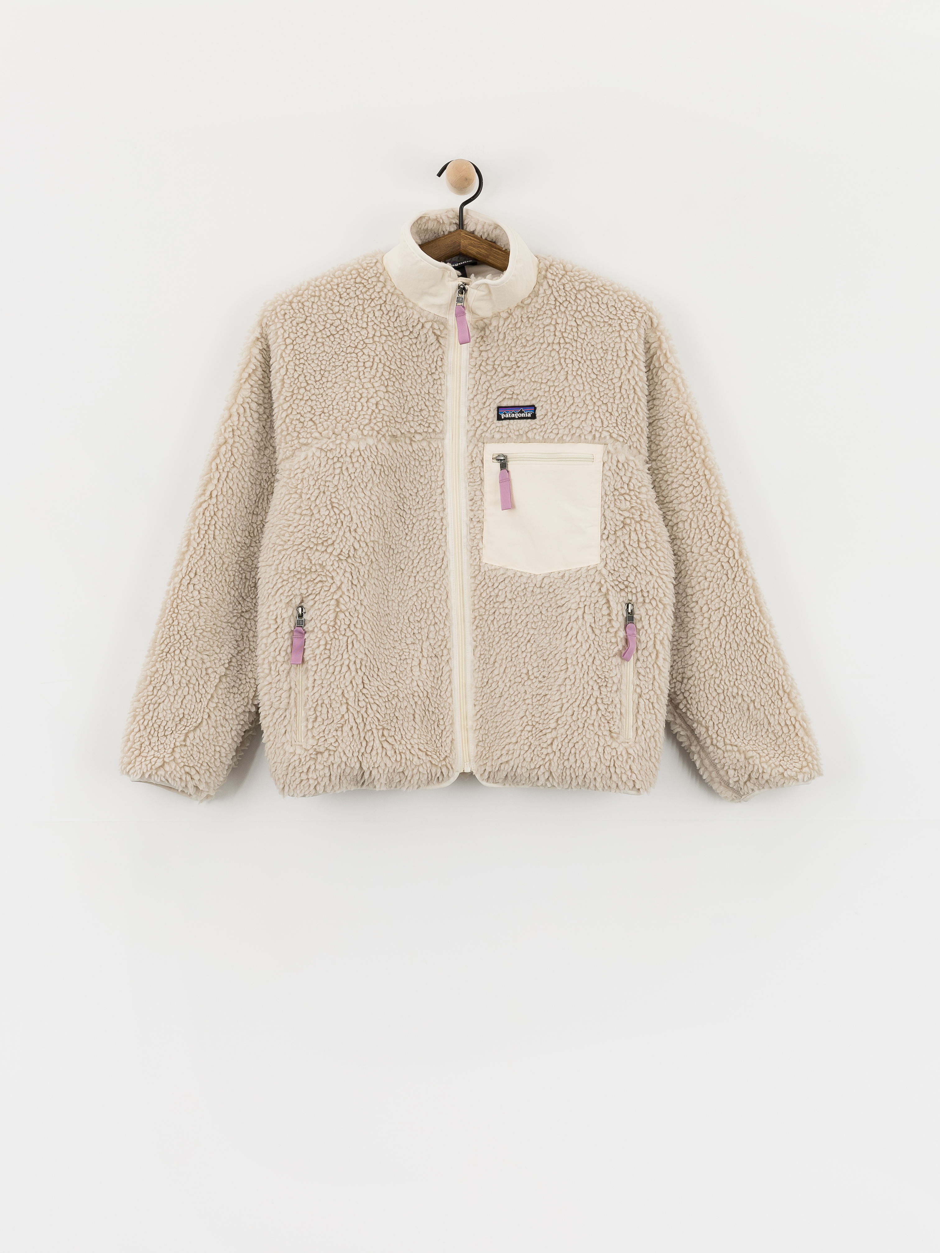 Bunda Patagonia Classic Retro X Wmn (natural w/light violet)