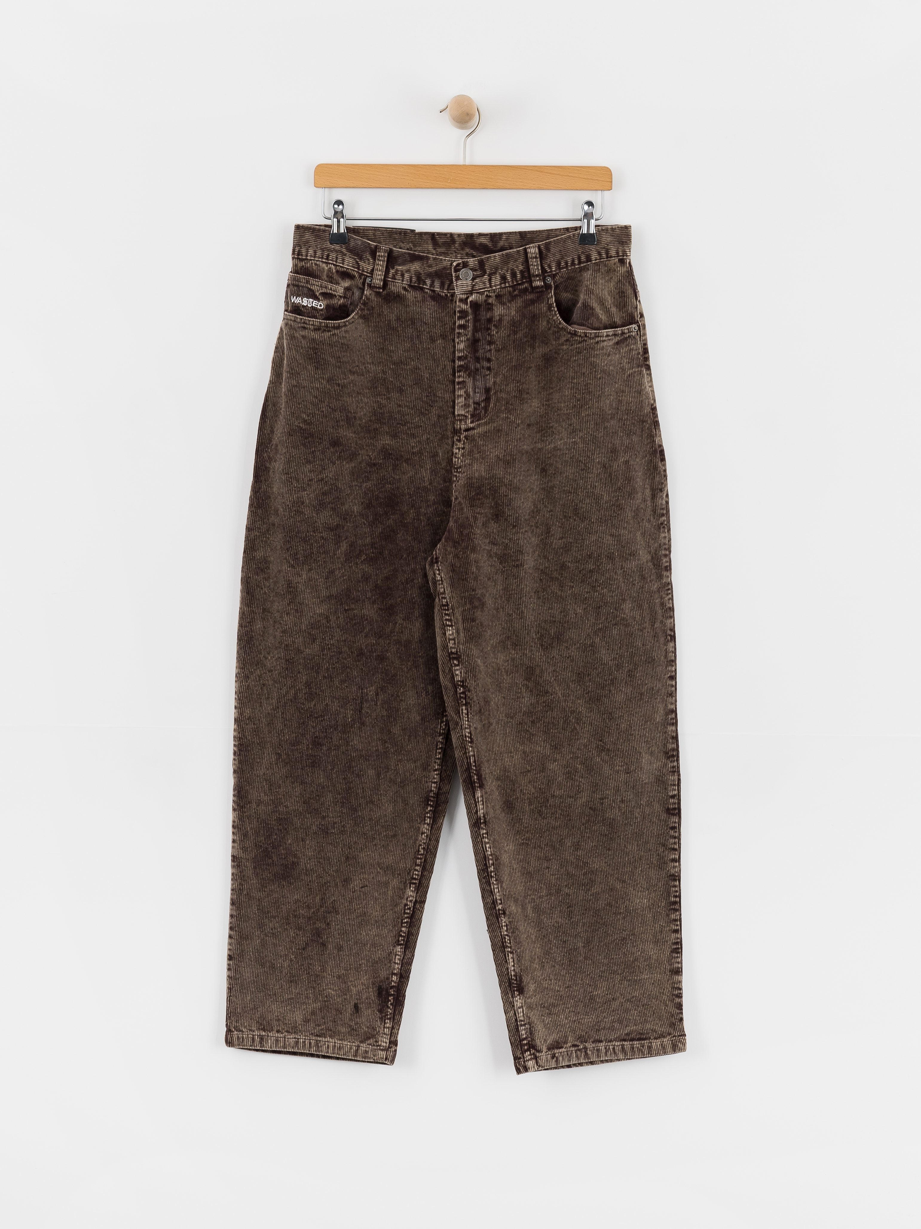 Kalhoty Wasted Paris Faded Corduroy Casper (faded brown)
