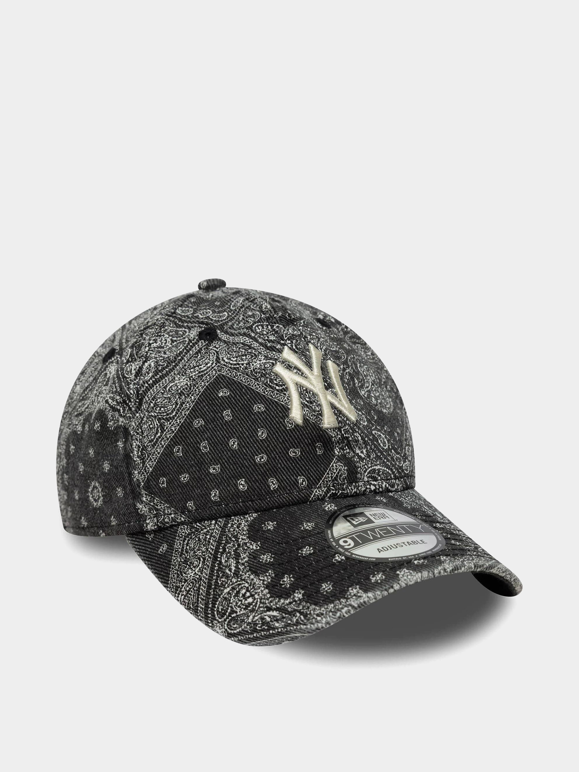 Kšiltovka  New Era Washed Paisley 9Twenty New York Yankees (black)