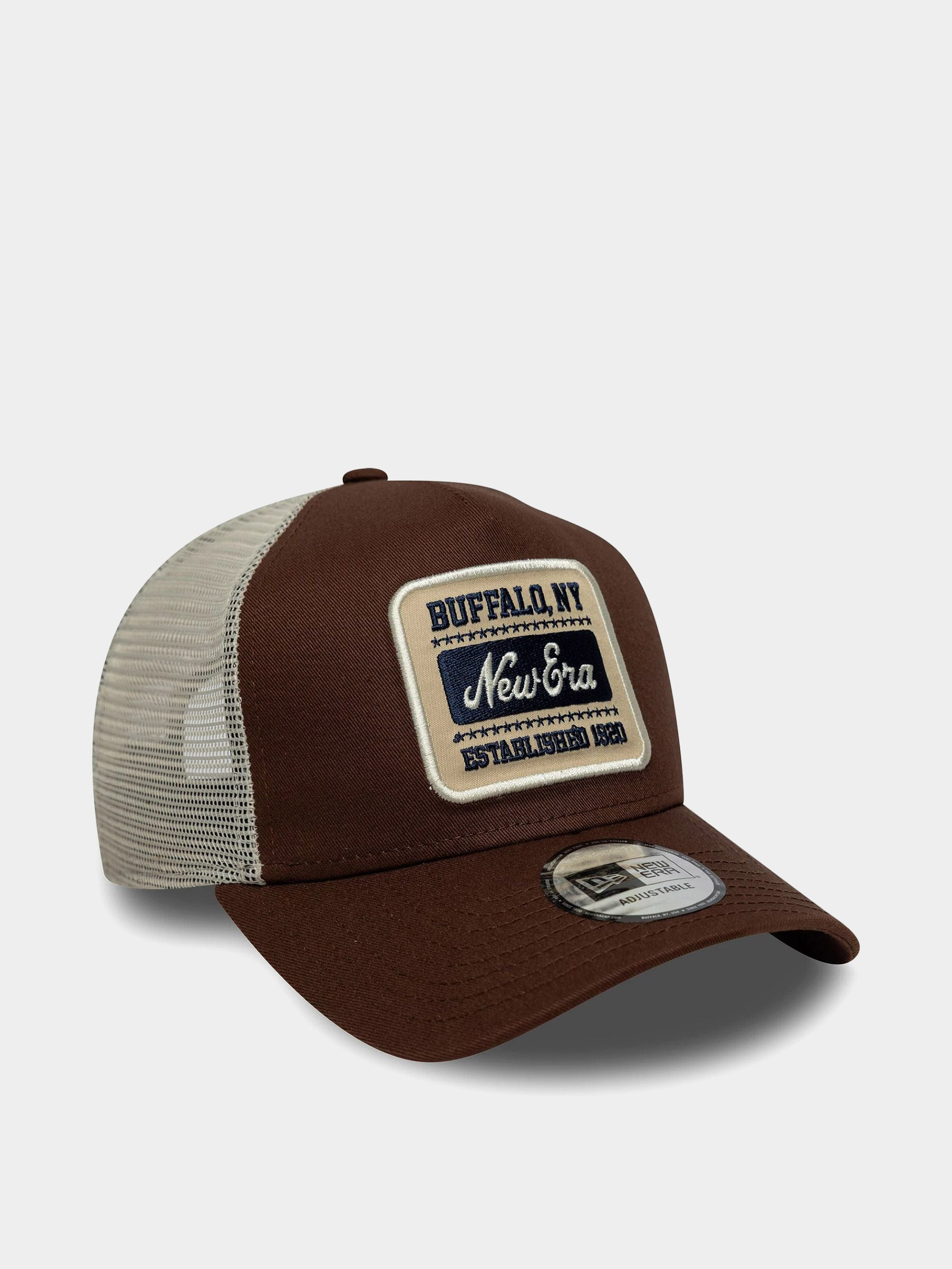 Kšiltovka  New Era Patch Trucker (chestnut)