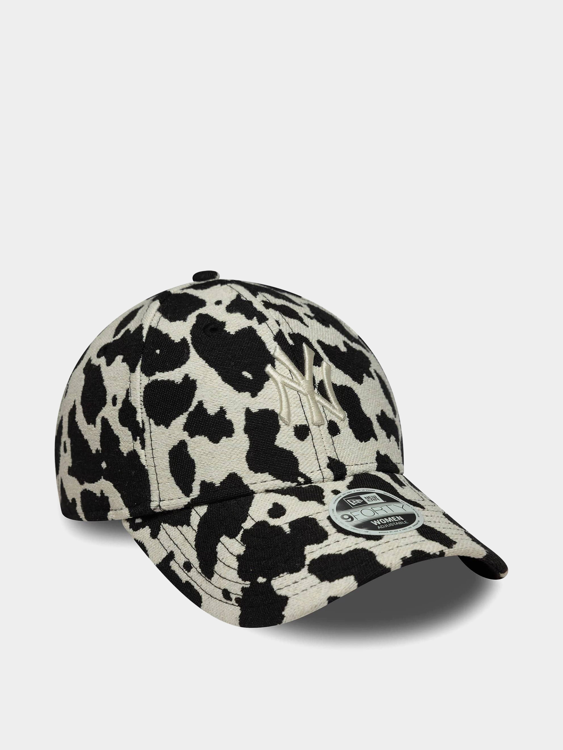 Kšiltovka  New Era Cow Midi 9Forty New York Yankees Wmn (black/white)