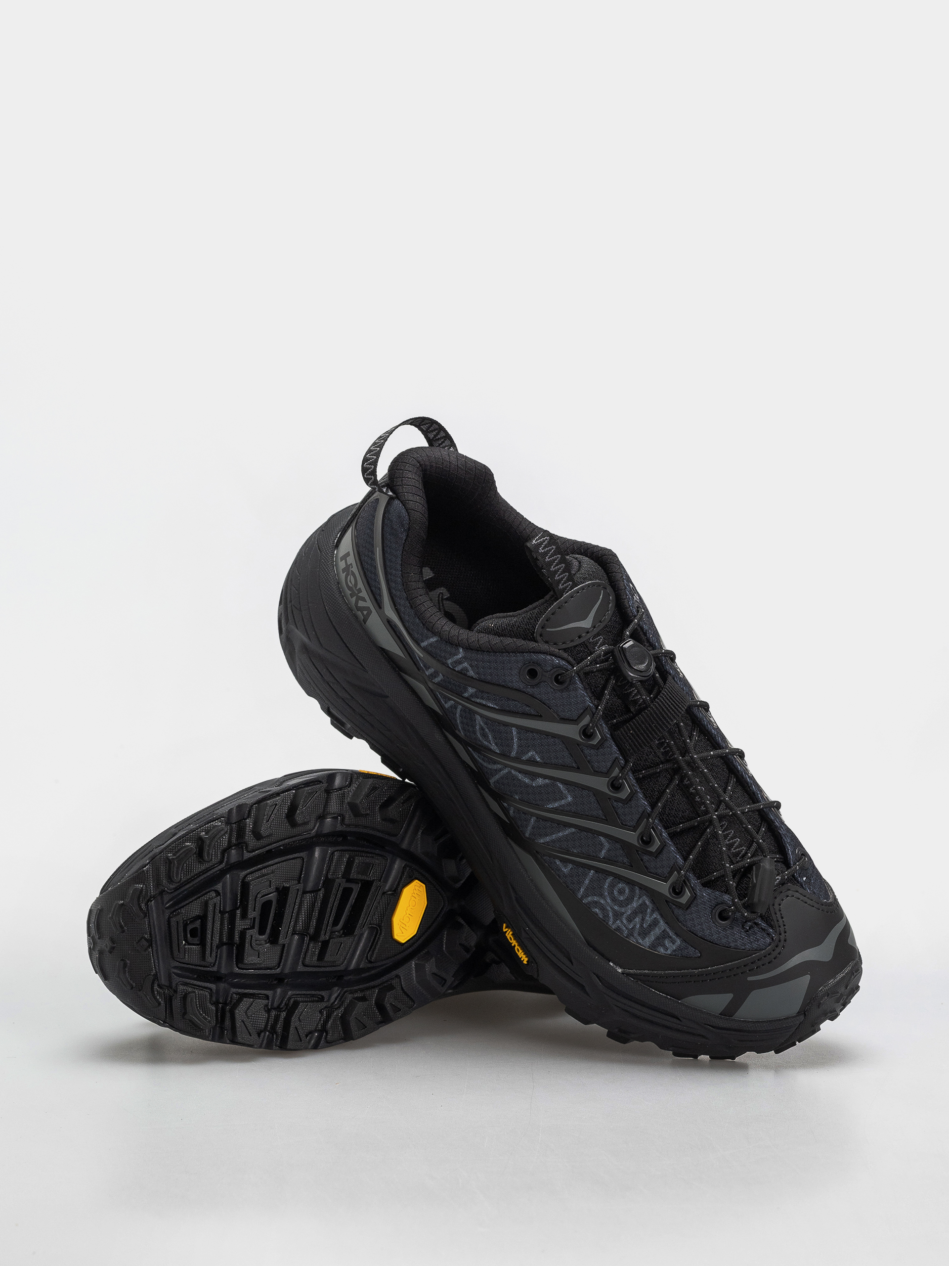 Boty Hoka Mafate Three 2 Wordmark (black/outer orbit)