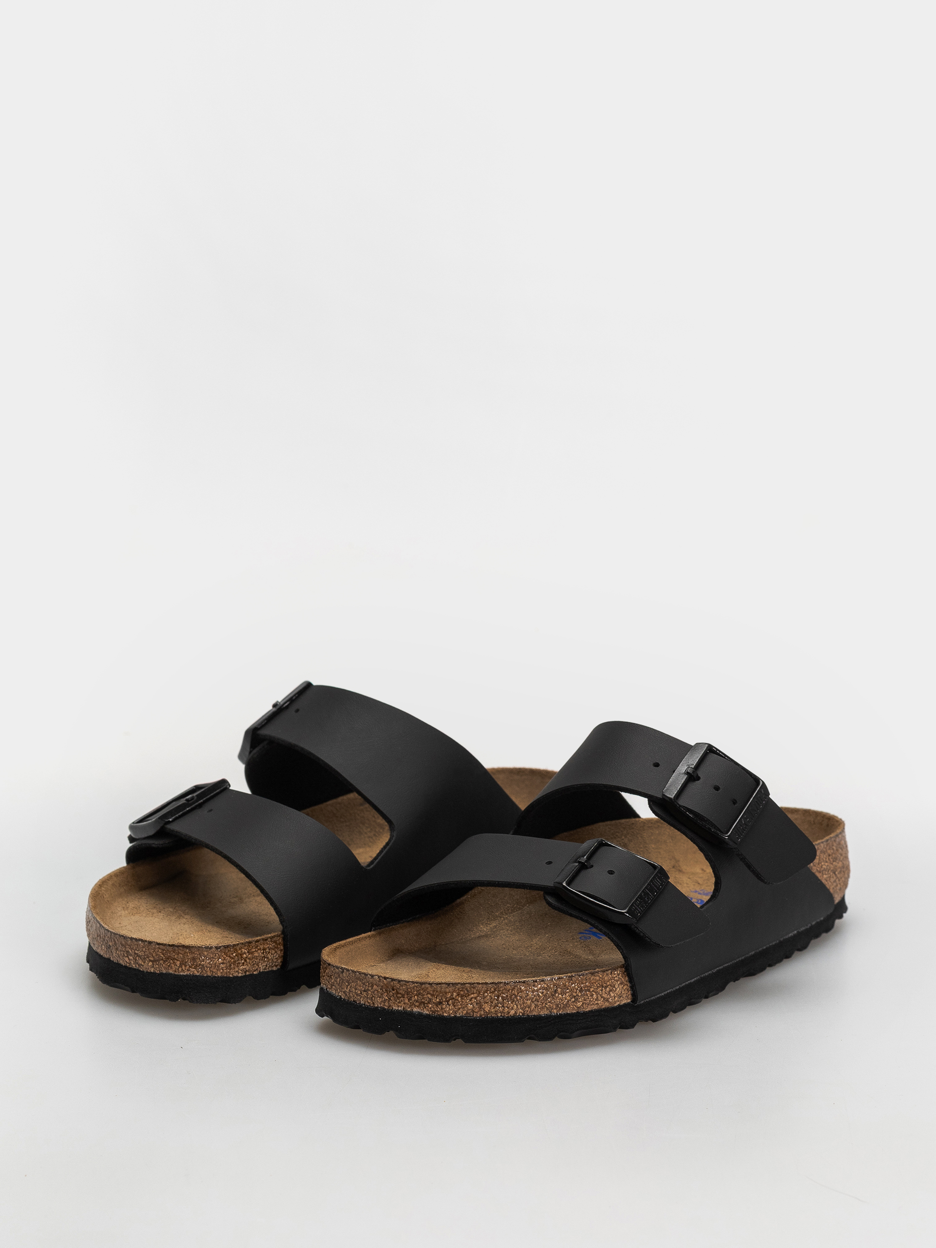 Plážovky Birkenstock Arizona Soft Footbed Birko Flor Regular (black)