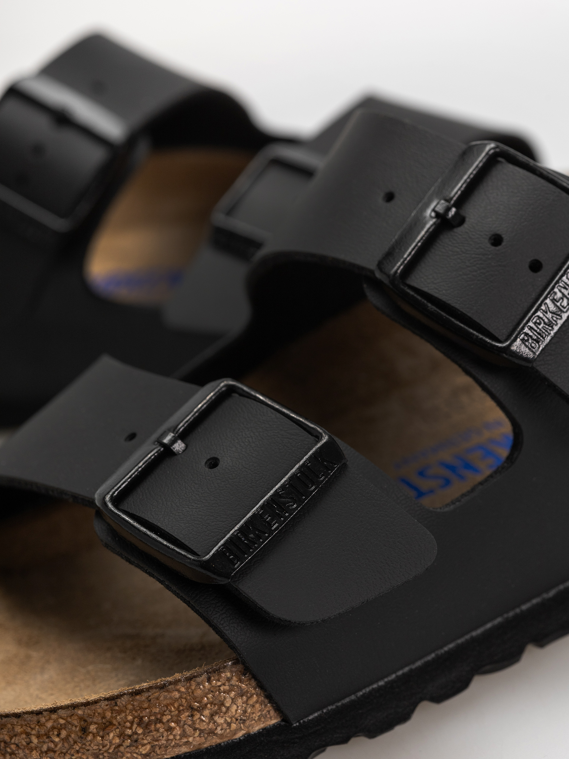 Plážovky Birkenstock Arizona Soft Footbed Birko Flor Regular (black)