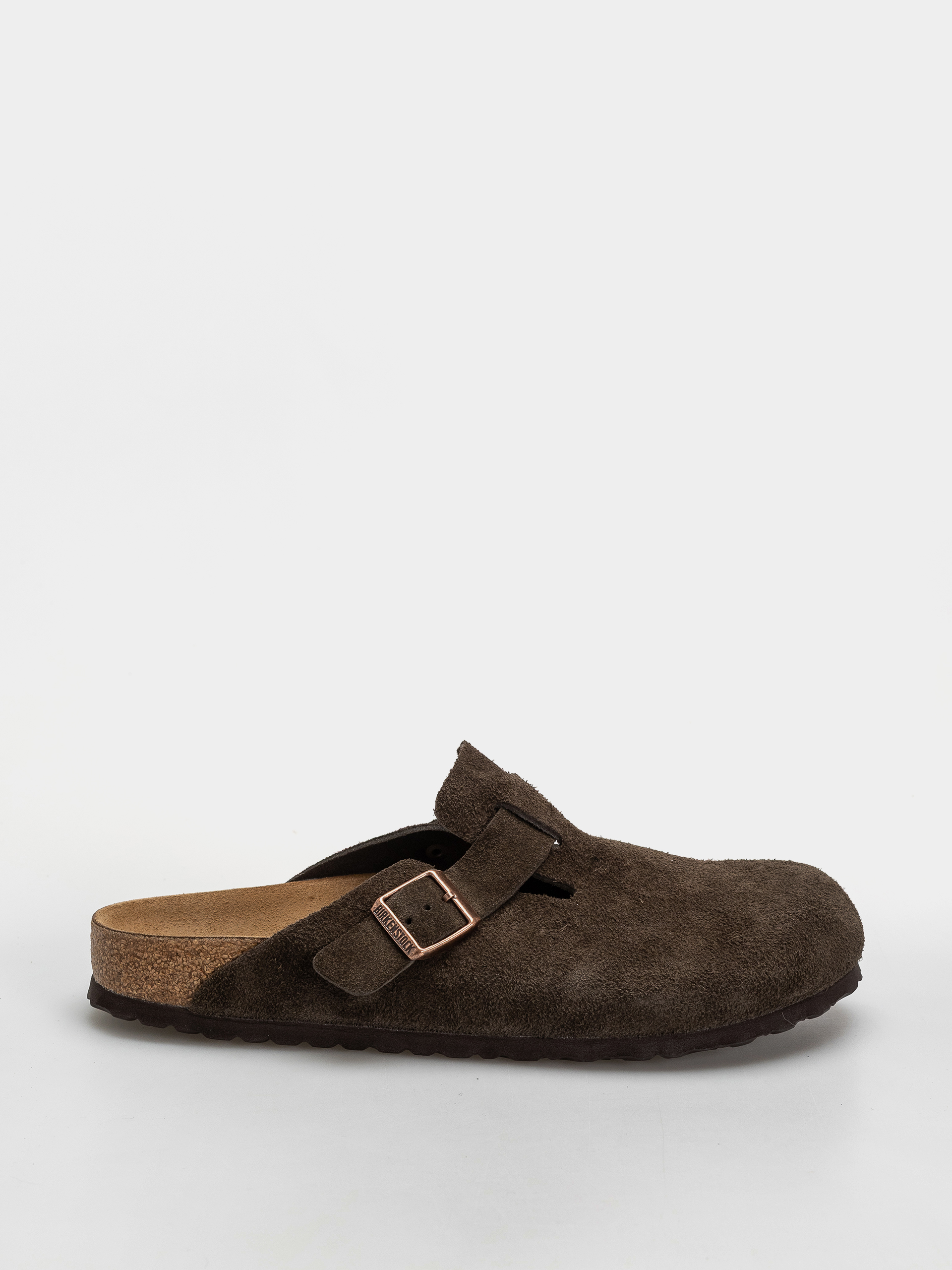 Plu00e1u017eovky Birkenstock Boston Suede Leather Narrow (mocca)
