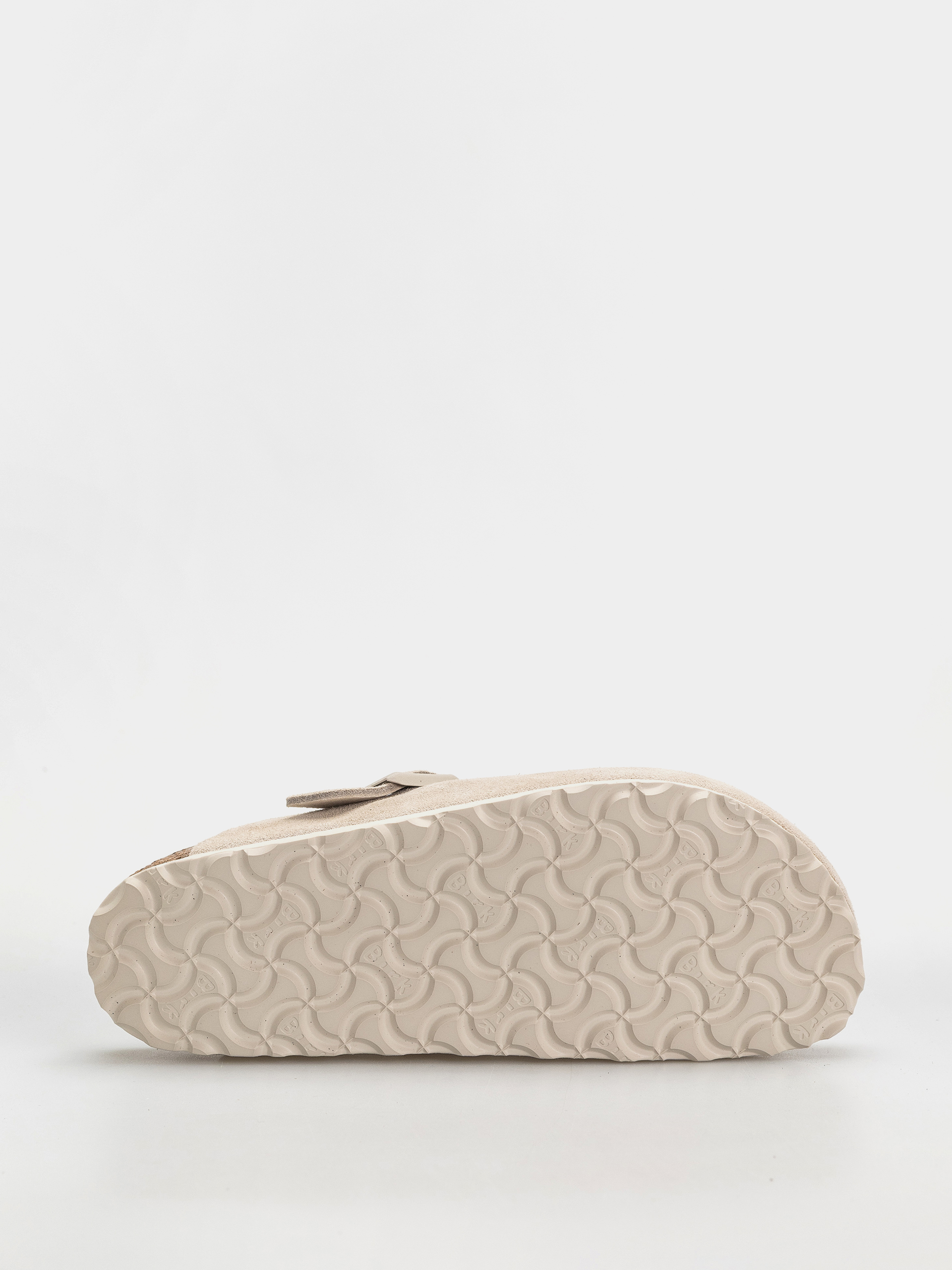 Plážovky Birkenstock Boston Suede Leather Narrow (oyster)