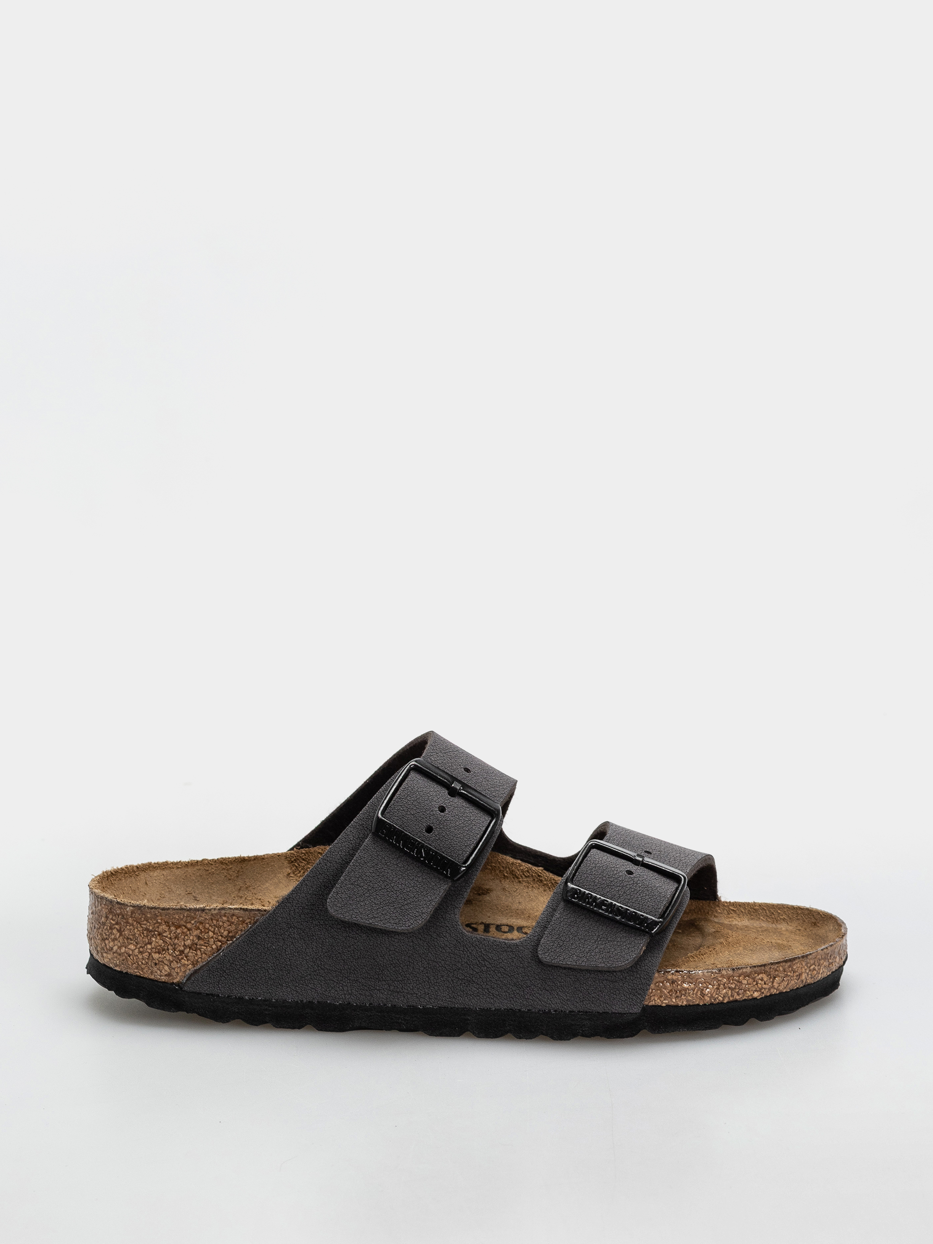 Plážovky Birkenstock Arizona Birkibuc Narrow (velvet gray/black)