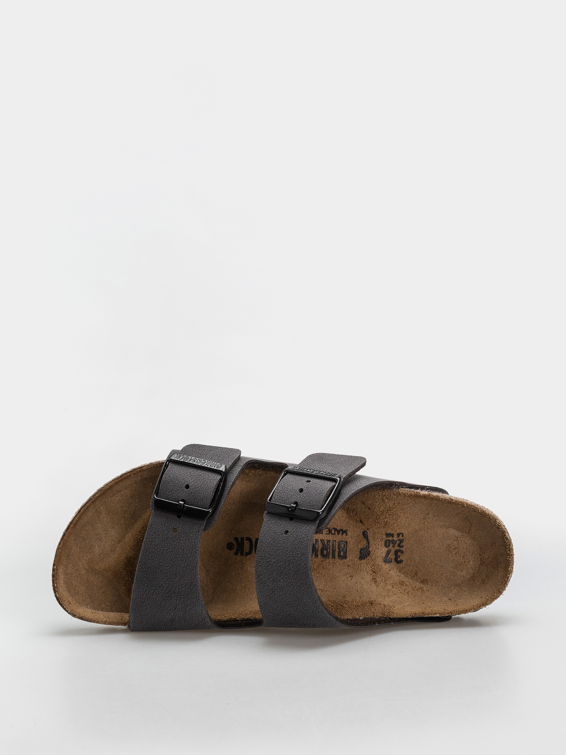Plážovky Birkenstock Arizona Birkibuc Narrow (velvet gray/black)